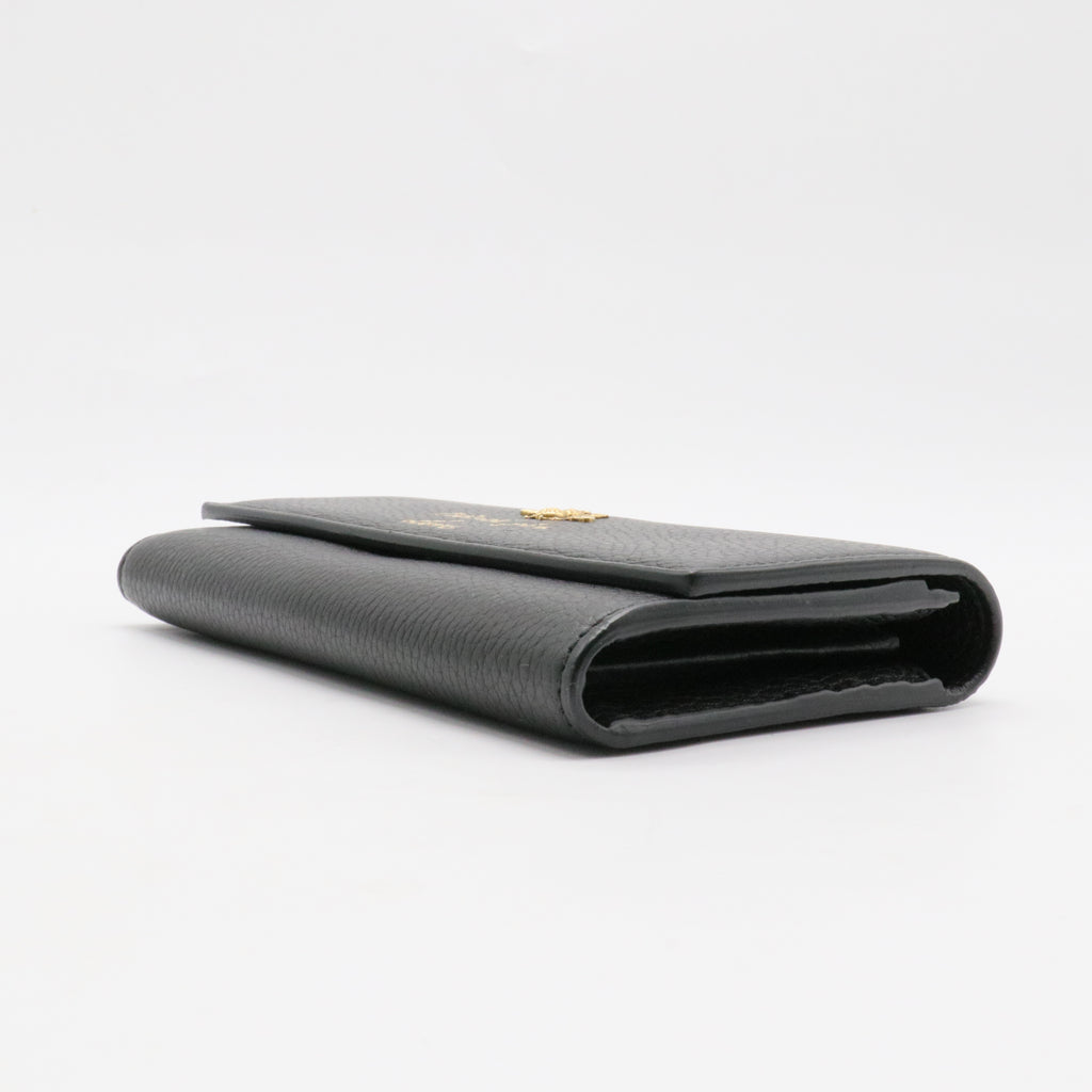 Animalier Flap Wallet Leather Long