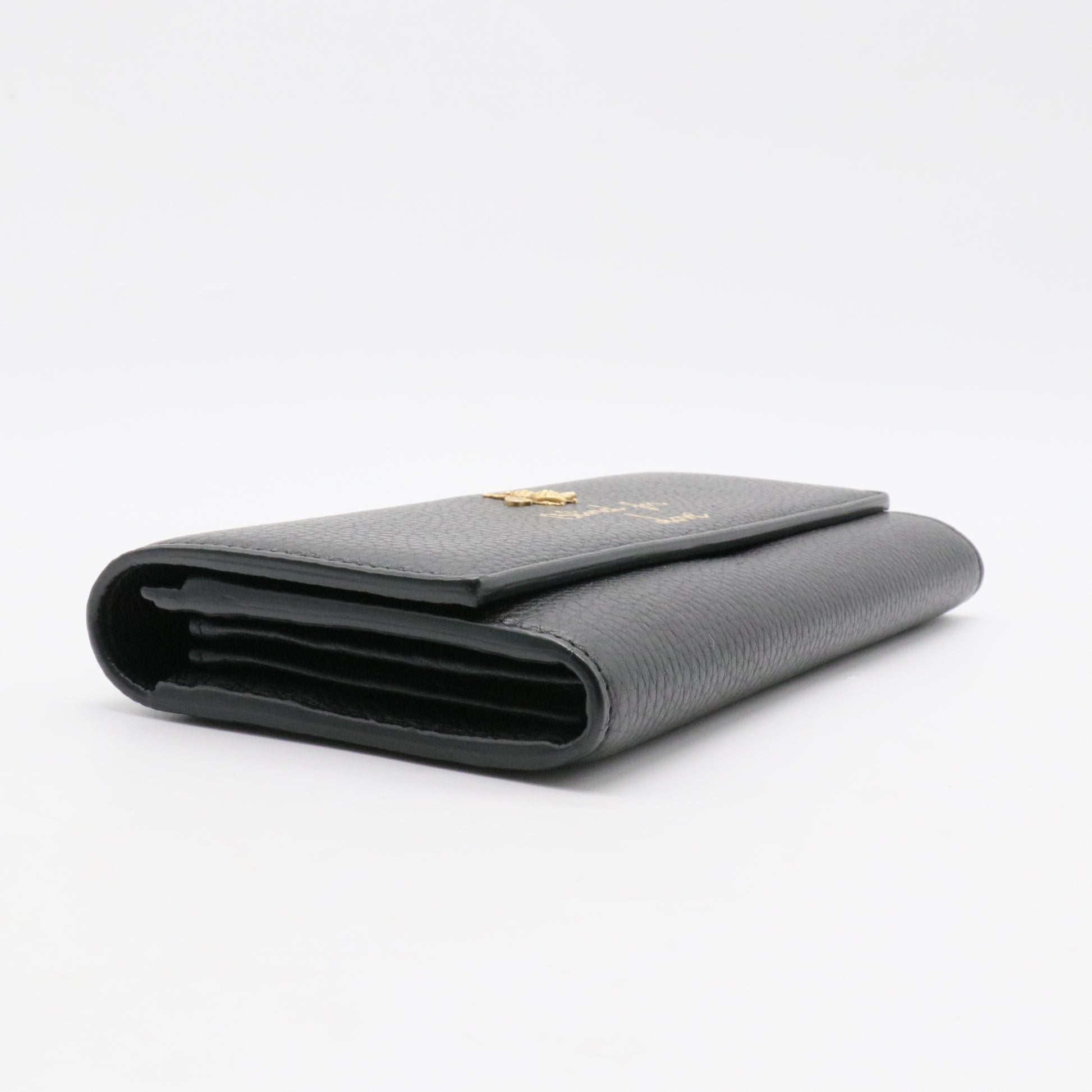 Animalier Flap Wallet Leather Long