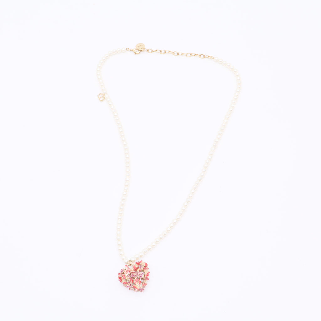 Christian Dior Le Coeur Des Papillons Necklace twins LDJ3282