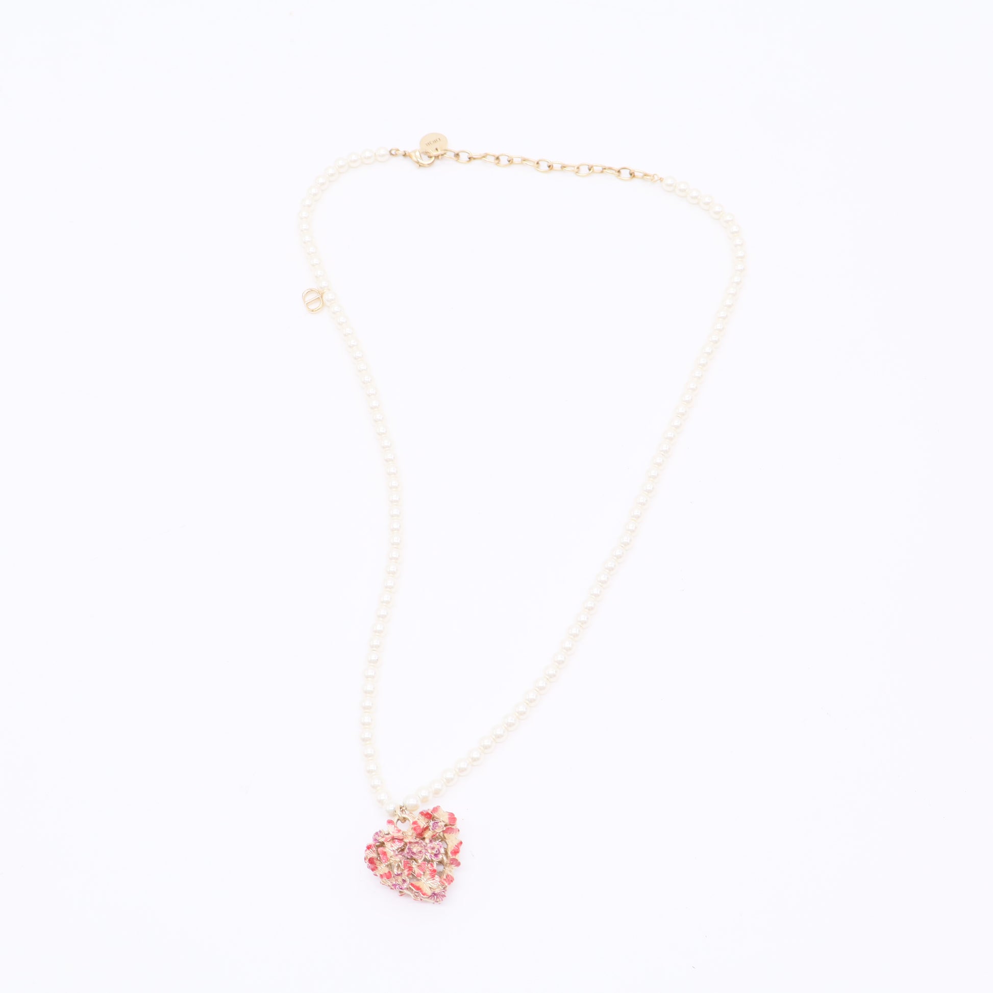 Christian Dior Le Coeur Des Papillons Necklace twins LDJ3282