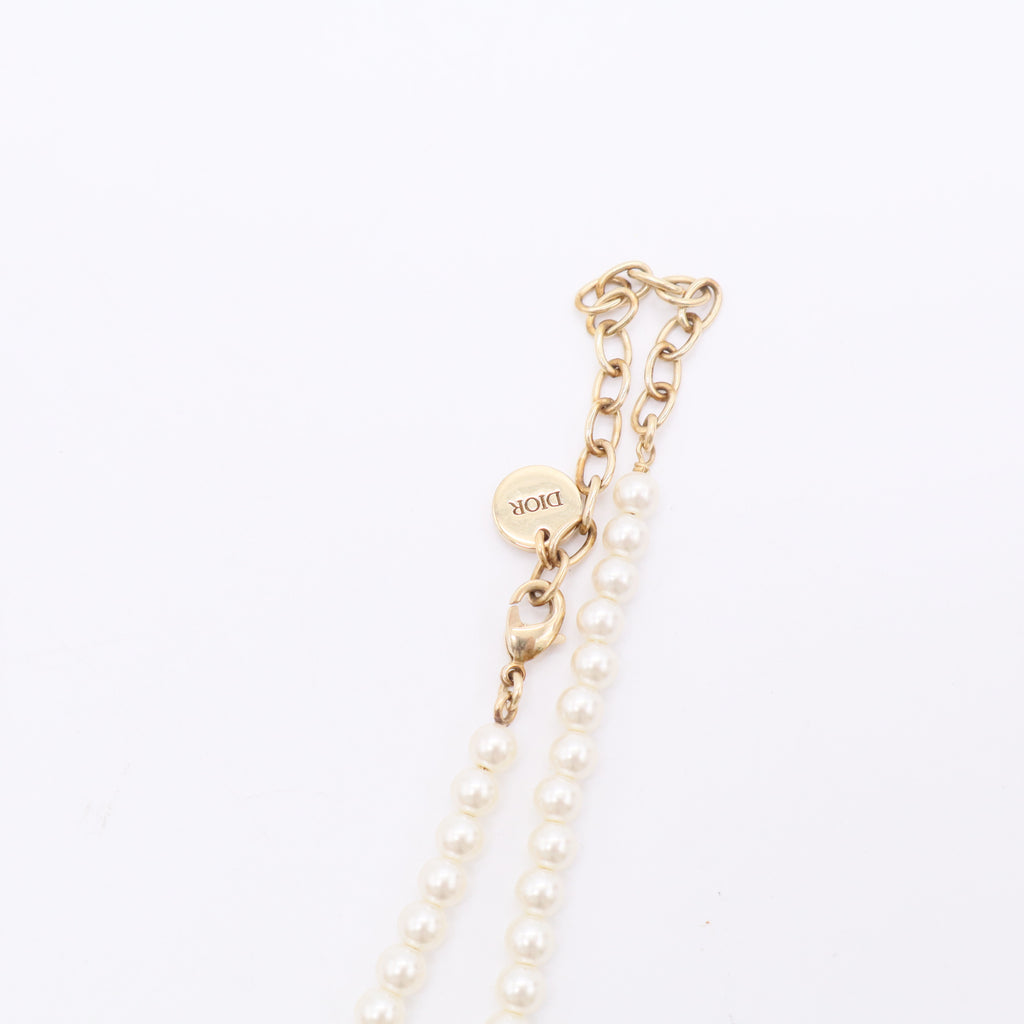 Christian Dior Le Coeur Des Papillons Necklace twins LDJ3282