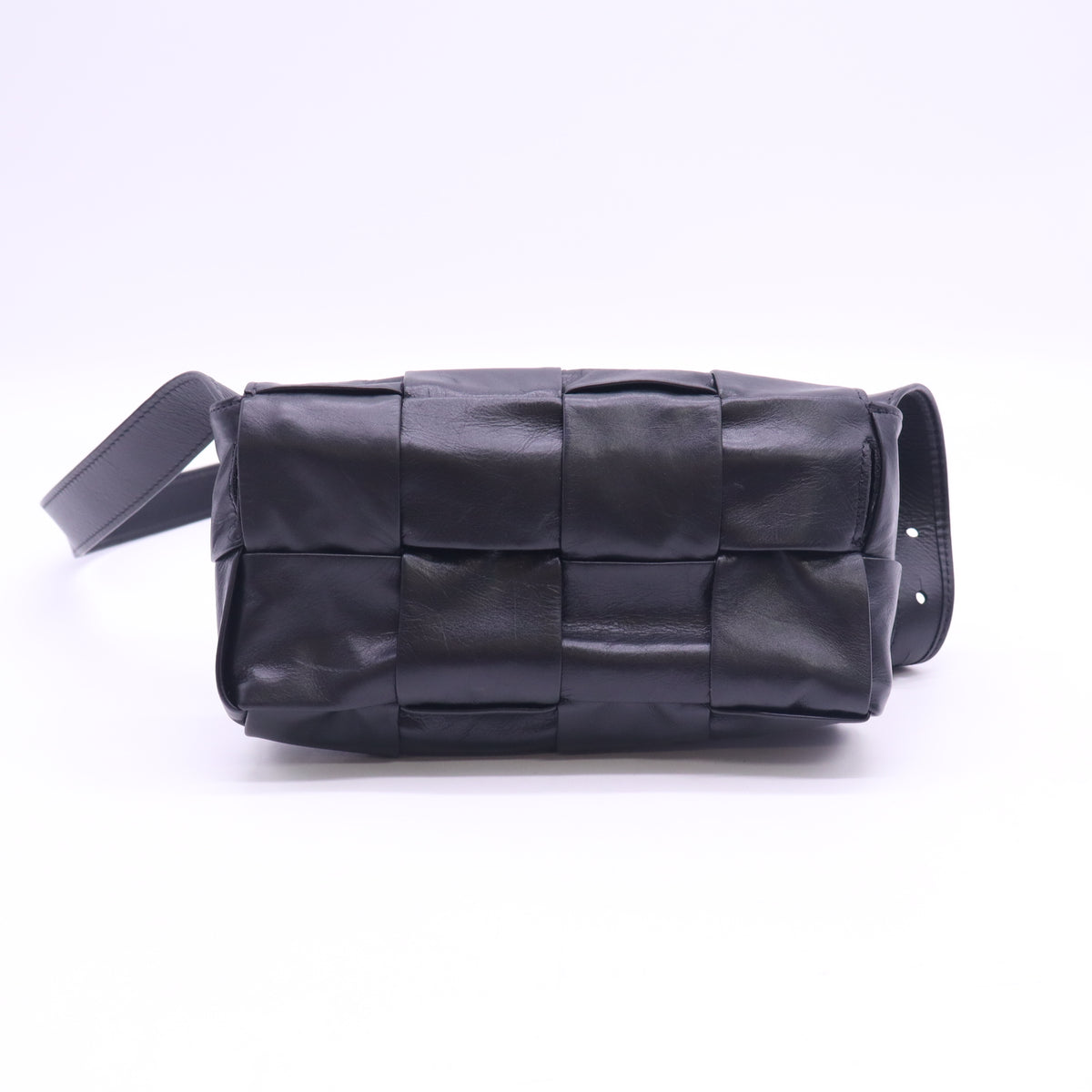 Paper Calfskin Intreccio Cassette Belt Bag Camping B24493