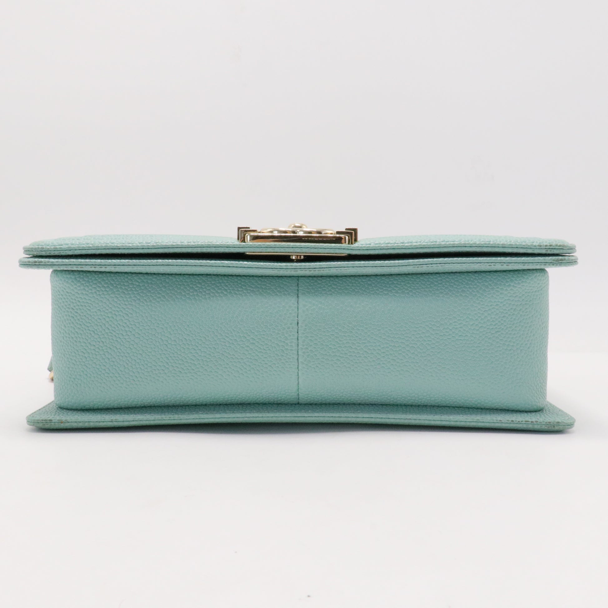 Boy Flap Bag Quilted Caviar Old Medium