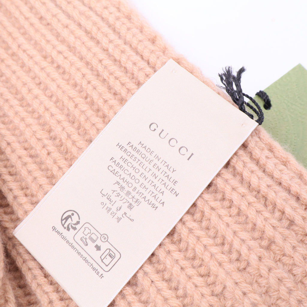 Gucci beige Wool and Cashmere Scarf W20062