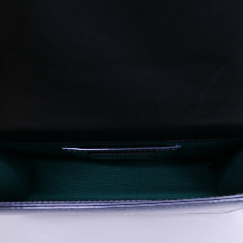 Bvlgari Patent Leather Shoulder Bag twins LDJ4643