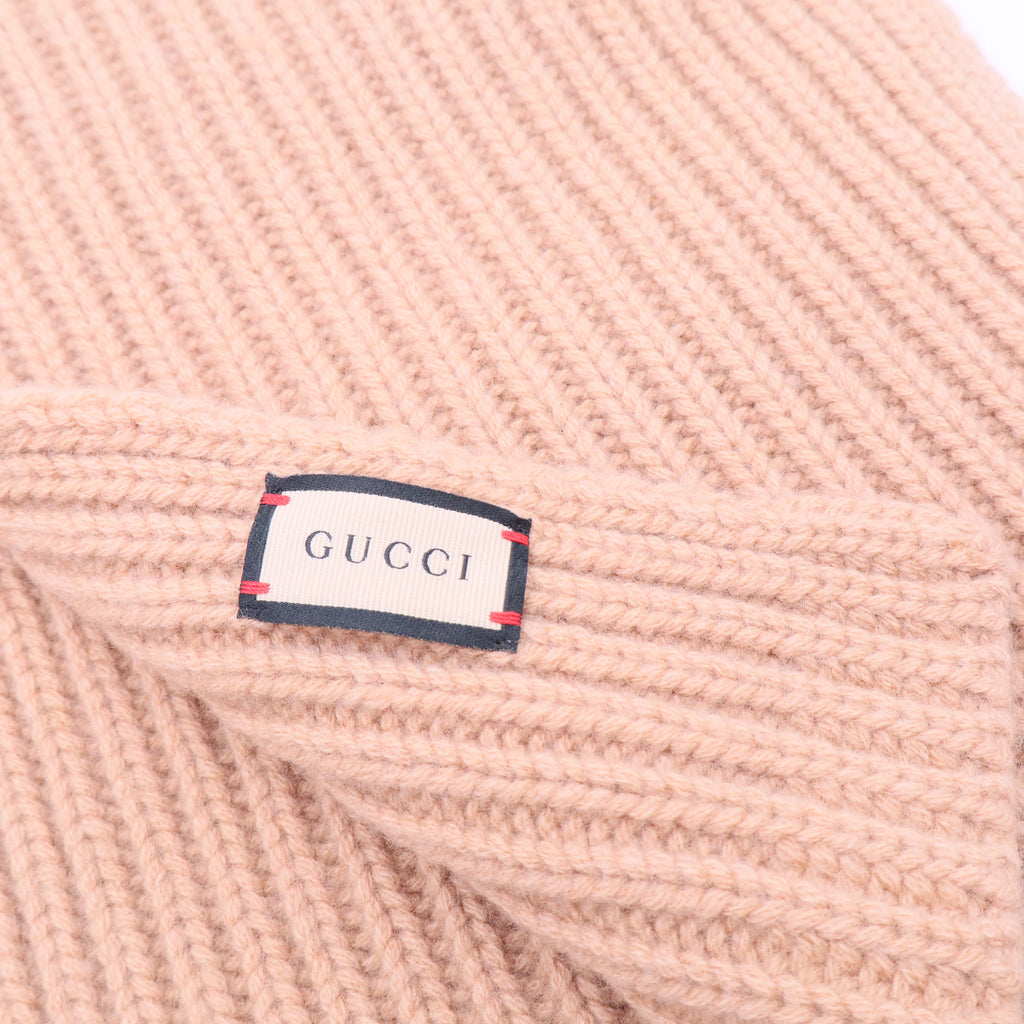 Gucci beige Wool and Cashmere Scarf W20062