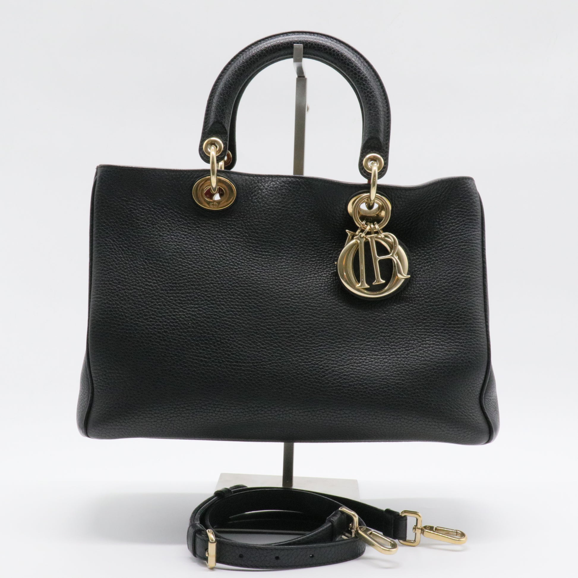 Diorissimo Tote Pebbled Leather Medium