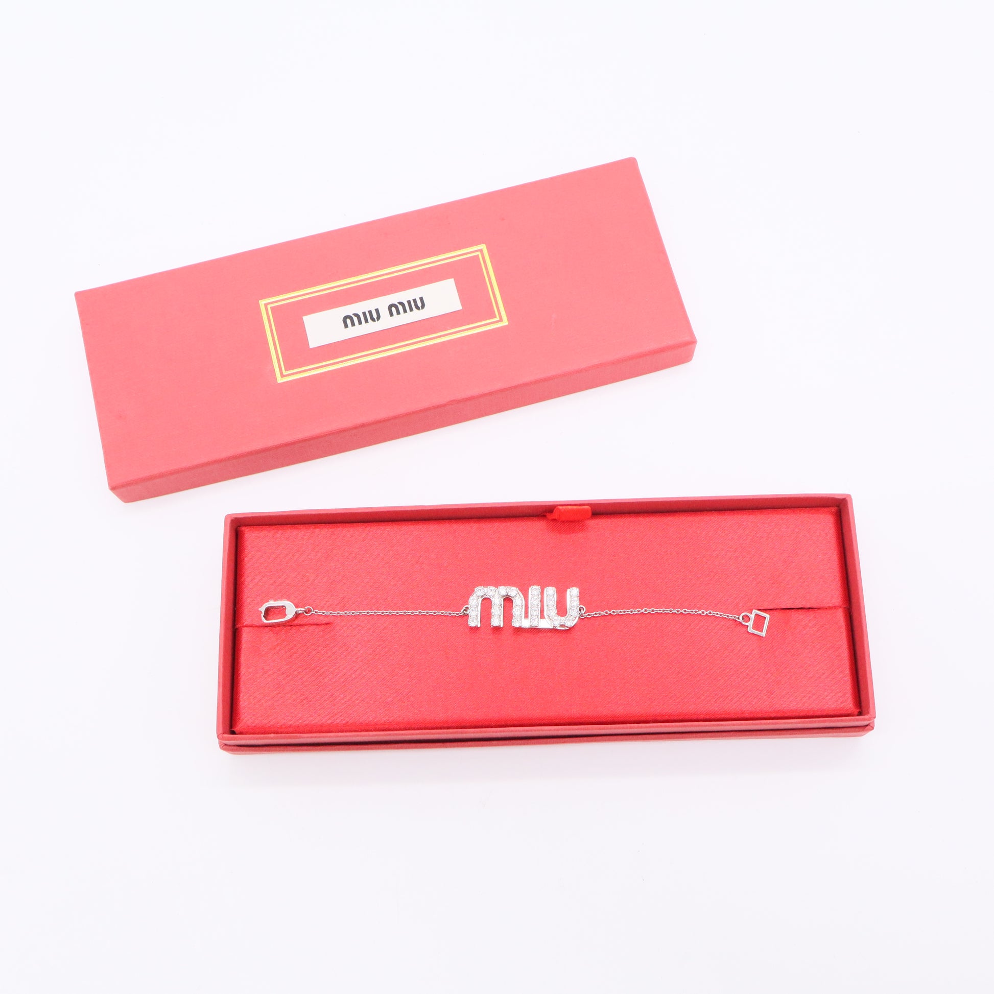 Crystal-embellished logo bracelet Twins LDJ3286