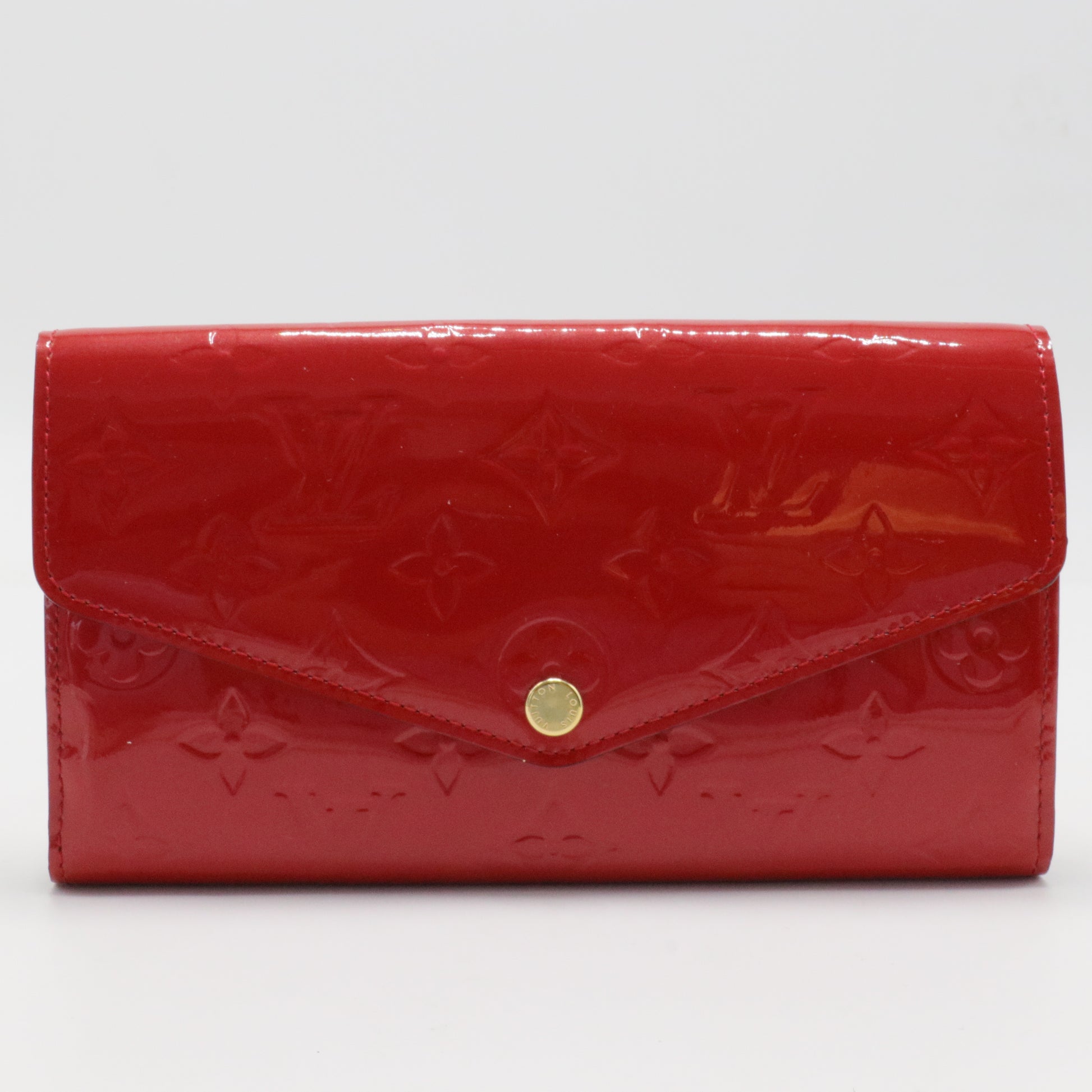 Sarah Wallet NM Monogram Vernis