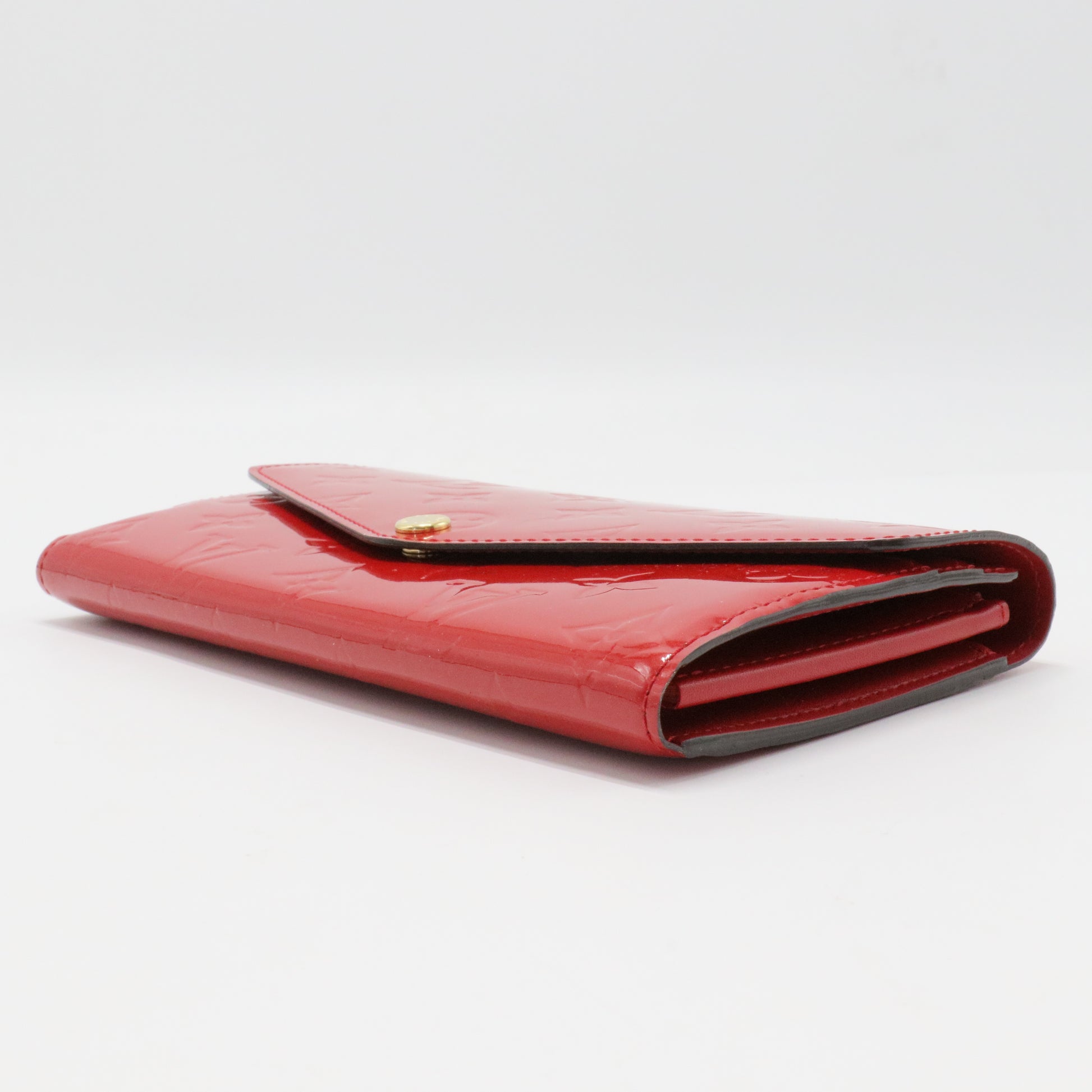 Sarah Wallet NM Monogram Vernis