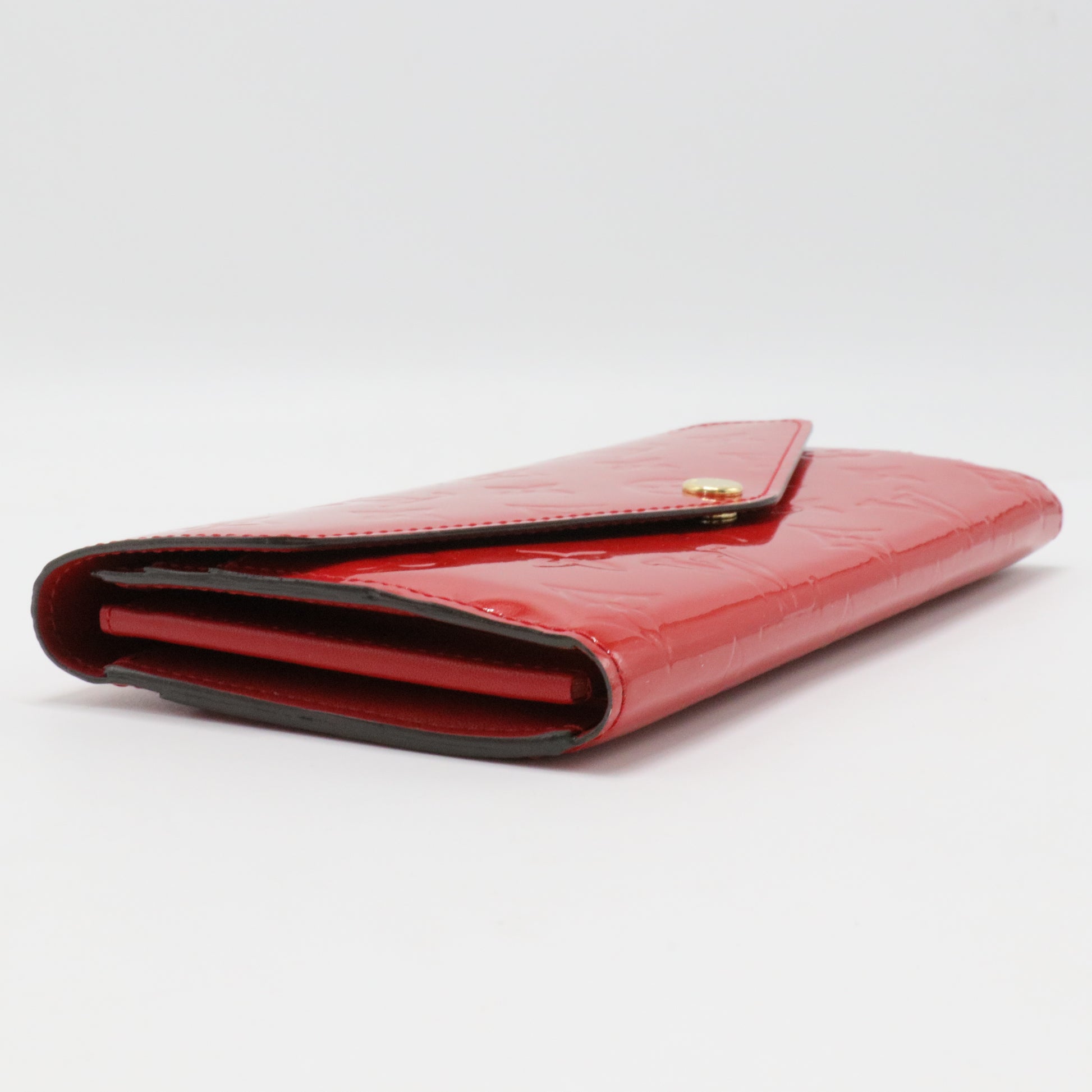 Sarah Wallet NM Monogram Vernis