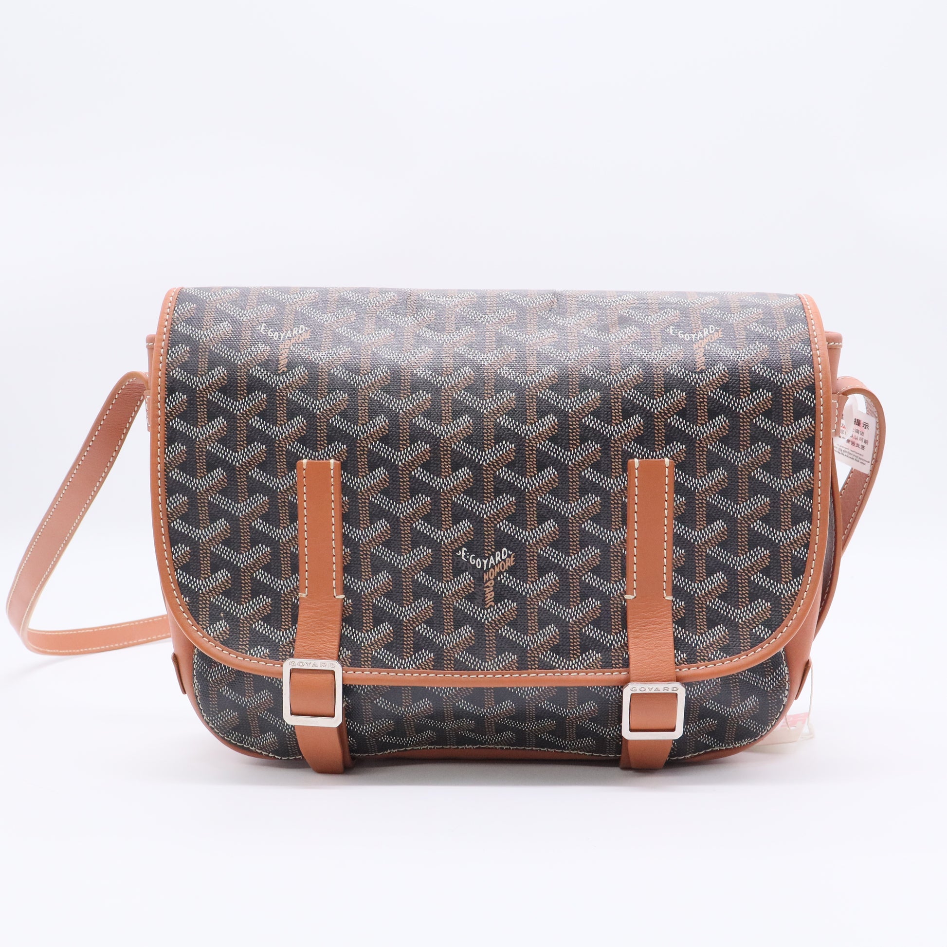 Goyardine  Belvedere MM Saddle Bag Twins LDJ3212