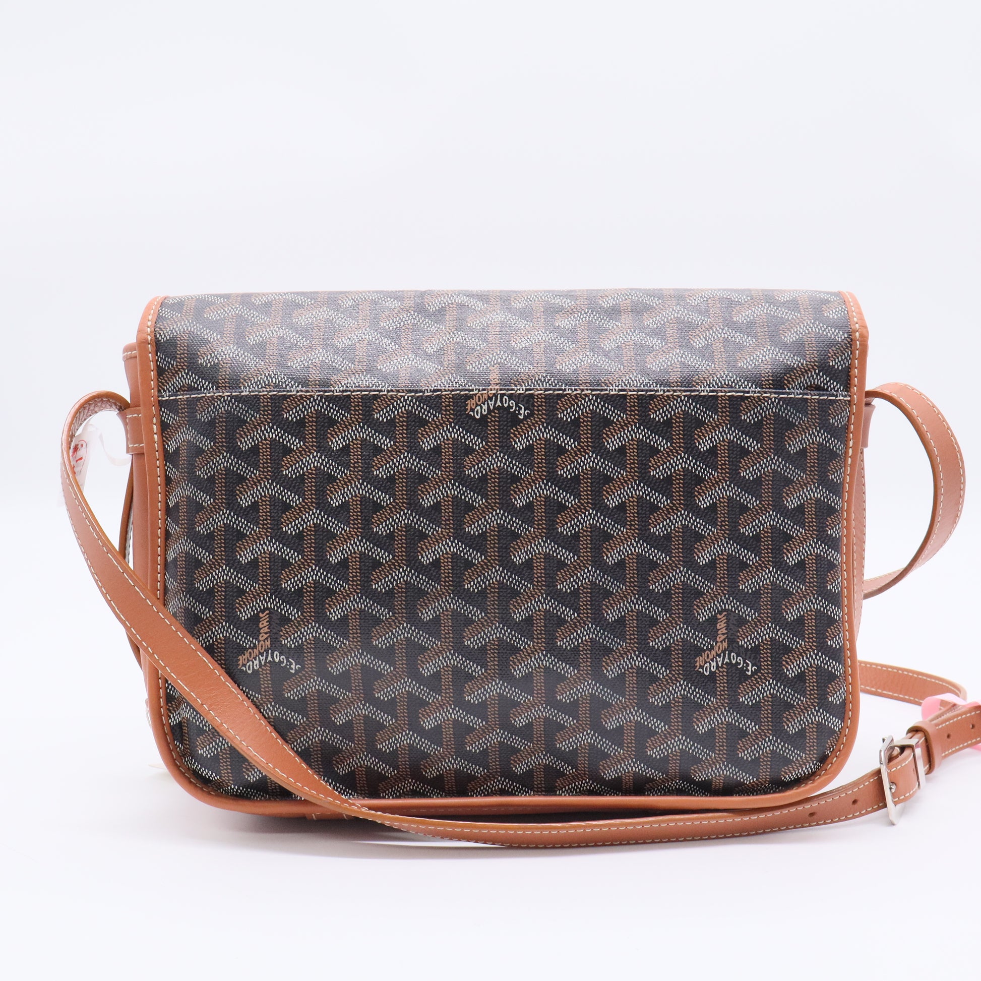 Goyardine  Belvedere MM Saddle Bag Twins LDJ3212