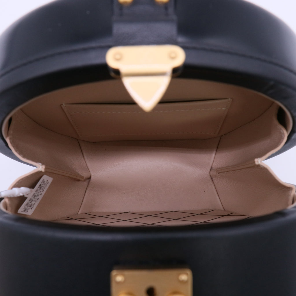 Louis Vuitton Petite Boite Chapeau Bag Anachro Bleu Printed Calfskin twins LDJ4658