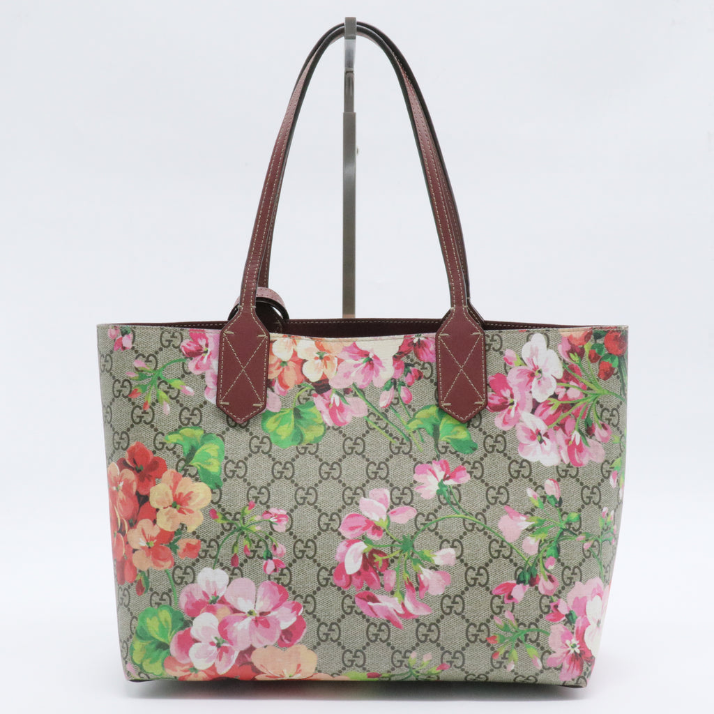 Medium GG Supreme Blooms Reversible Tote