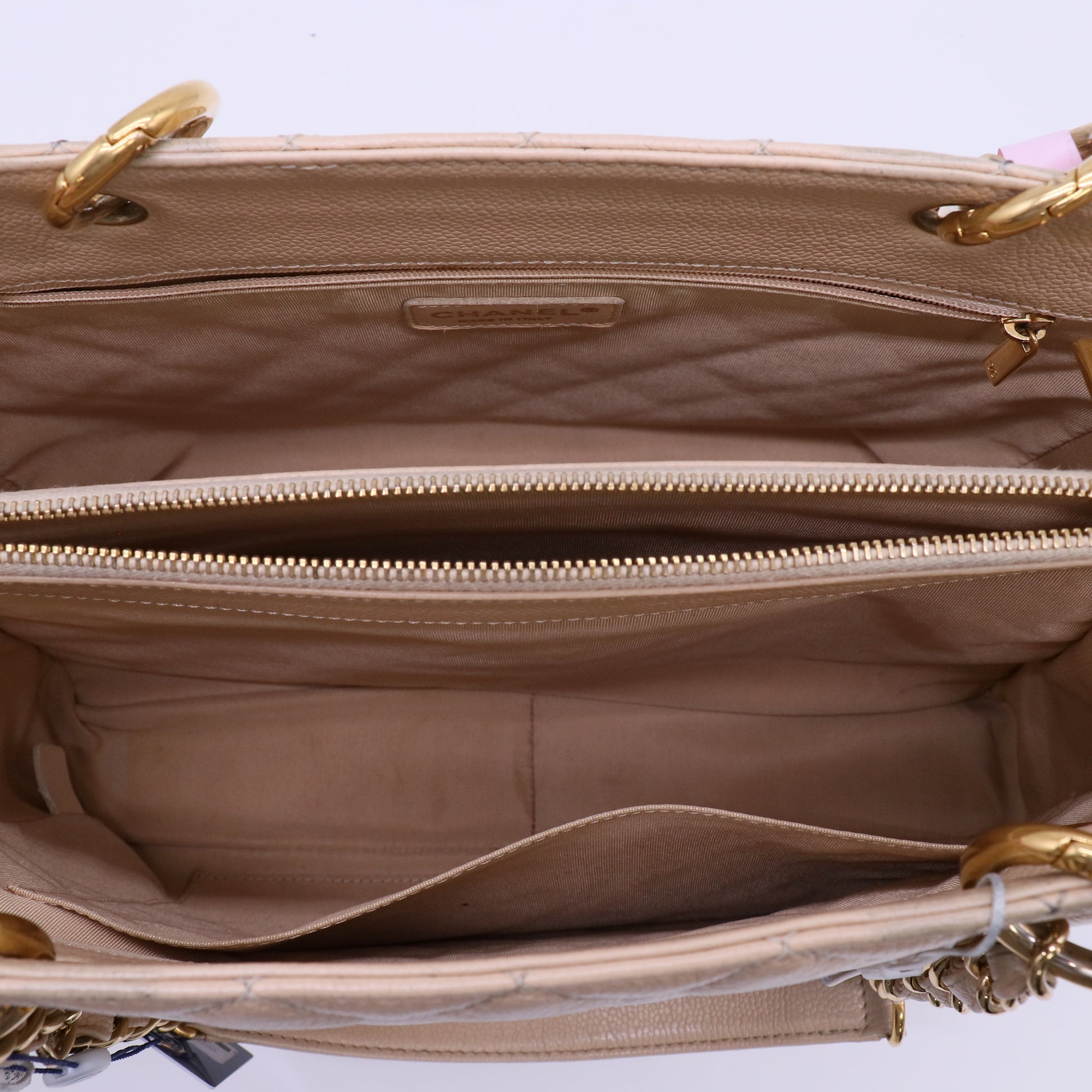 Chanel  Caviar Leather Grand Shopping Tote Bag twins LDJ4642