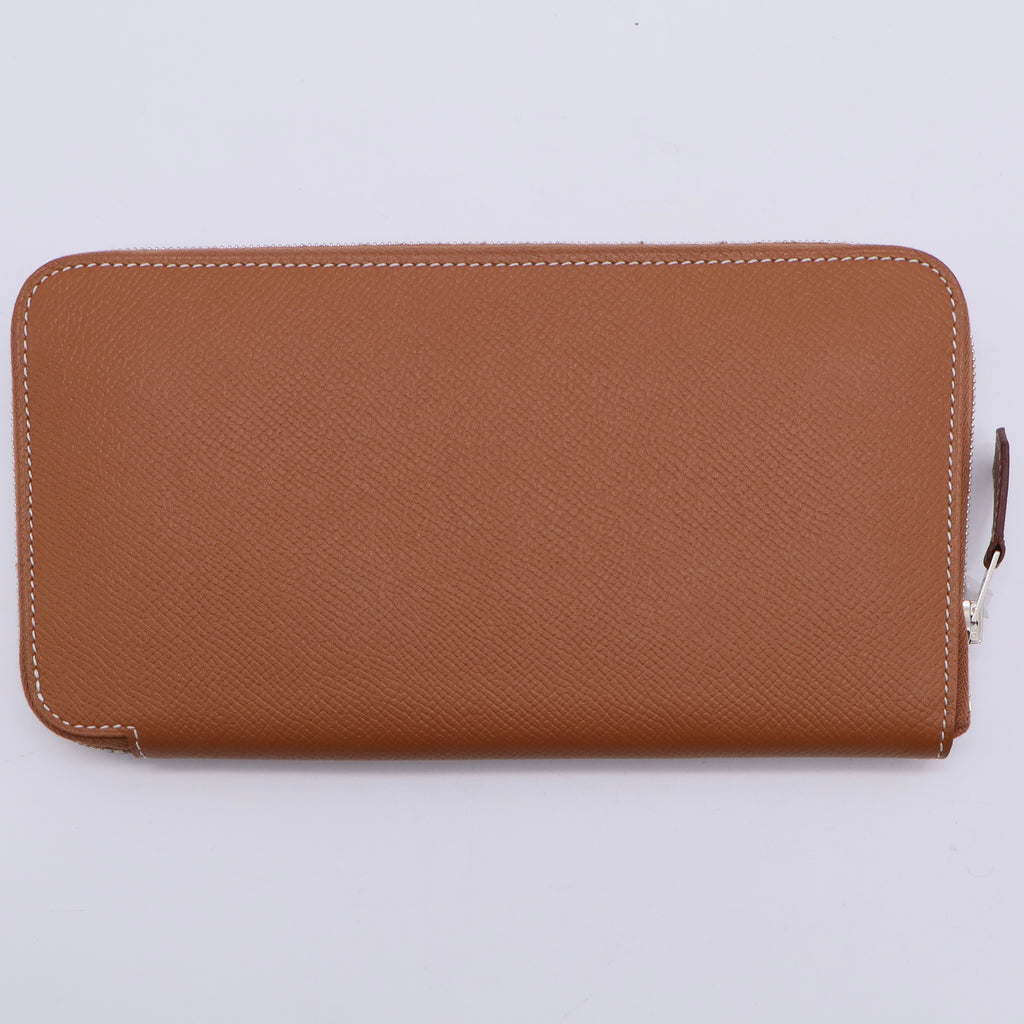 Hermes Azap Zip Around Wallet Epsom Long J2468 twins