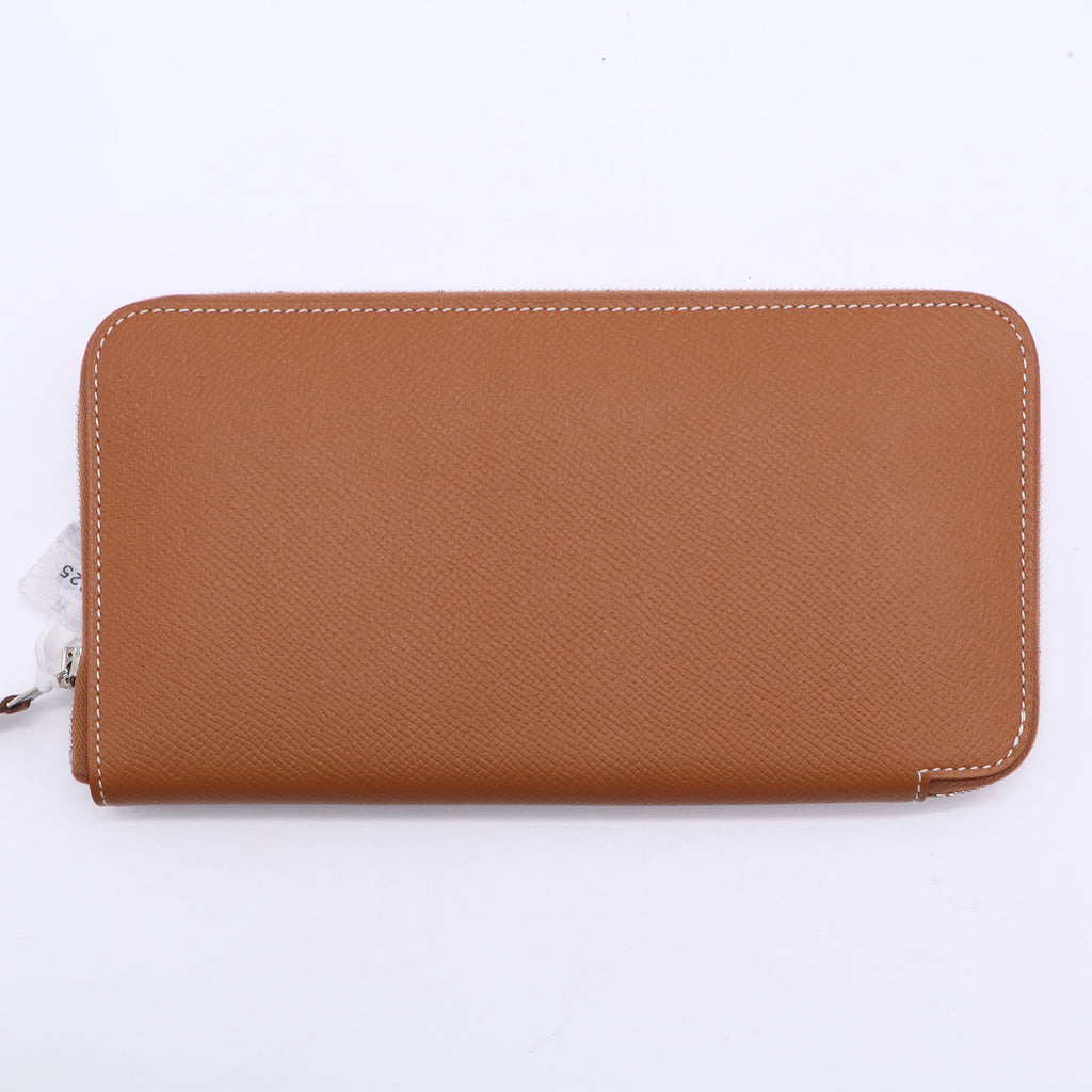Hermes Azap Zip Around Wallet Epsom Long J2468 twins