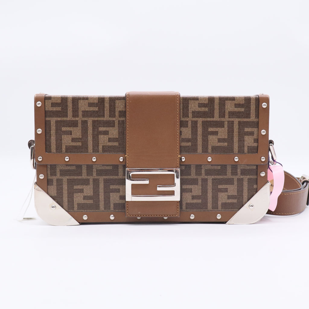 Baguette Trunk Bag Zucca Coated Canvas Twins LDJ3256