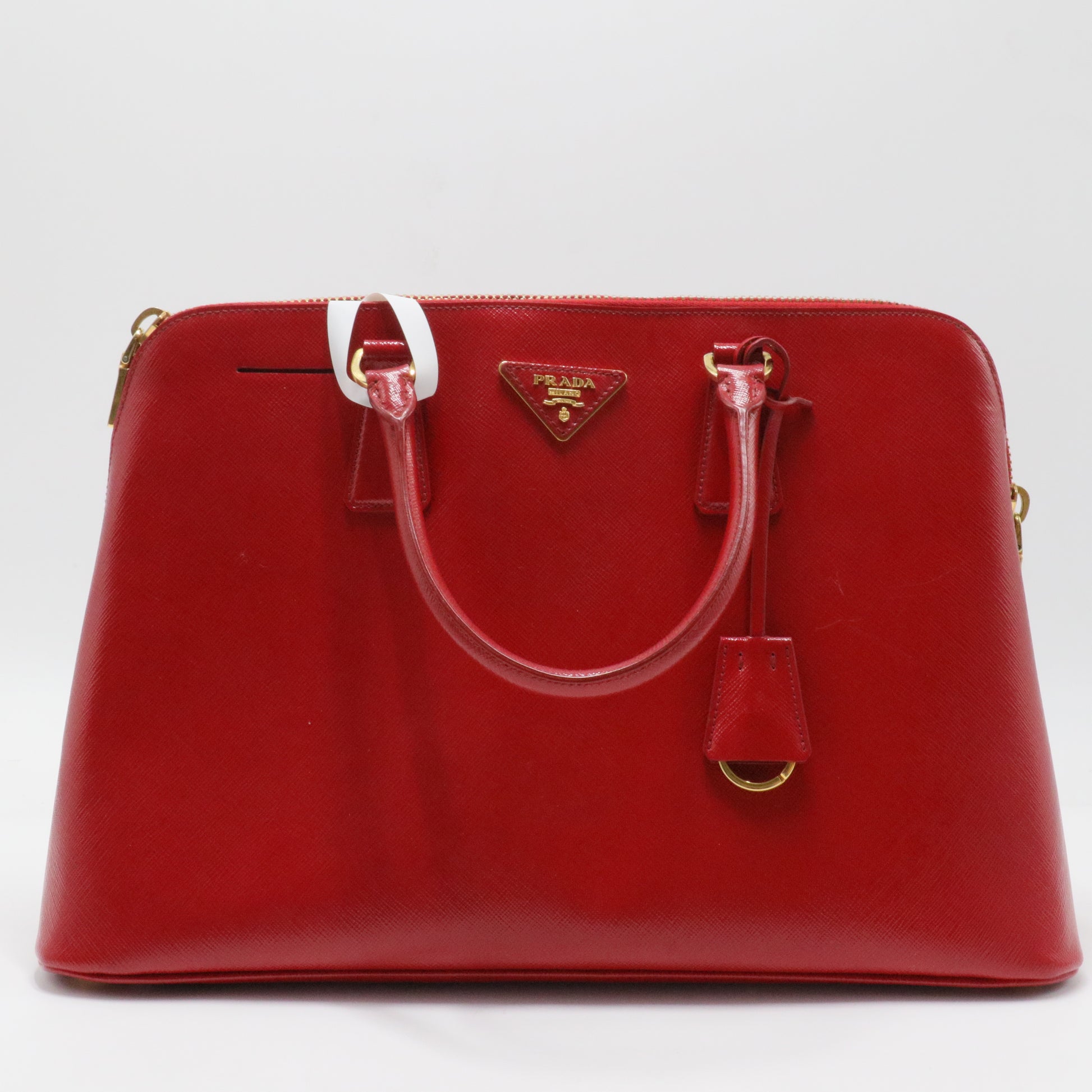 Prada Saffiano Vernice Promenade Bag
