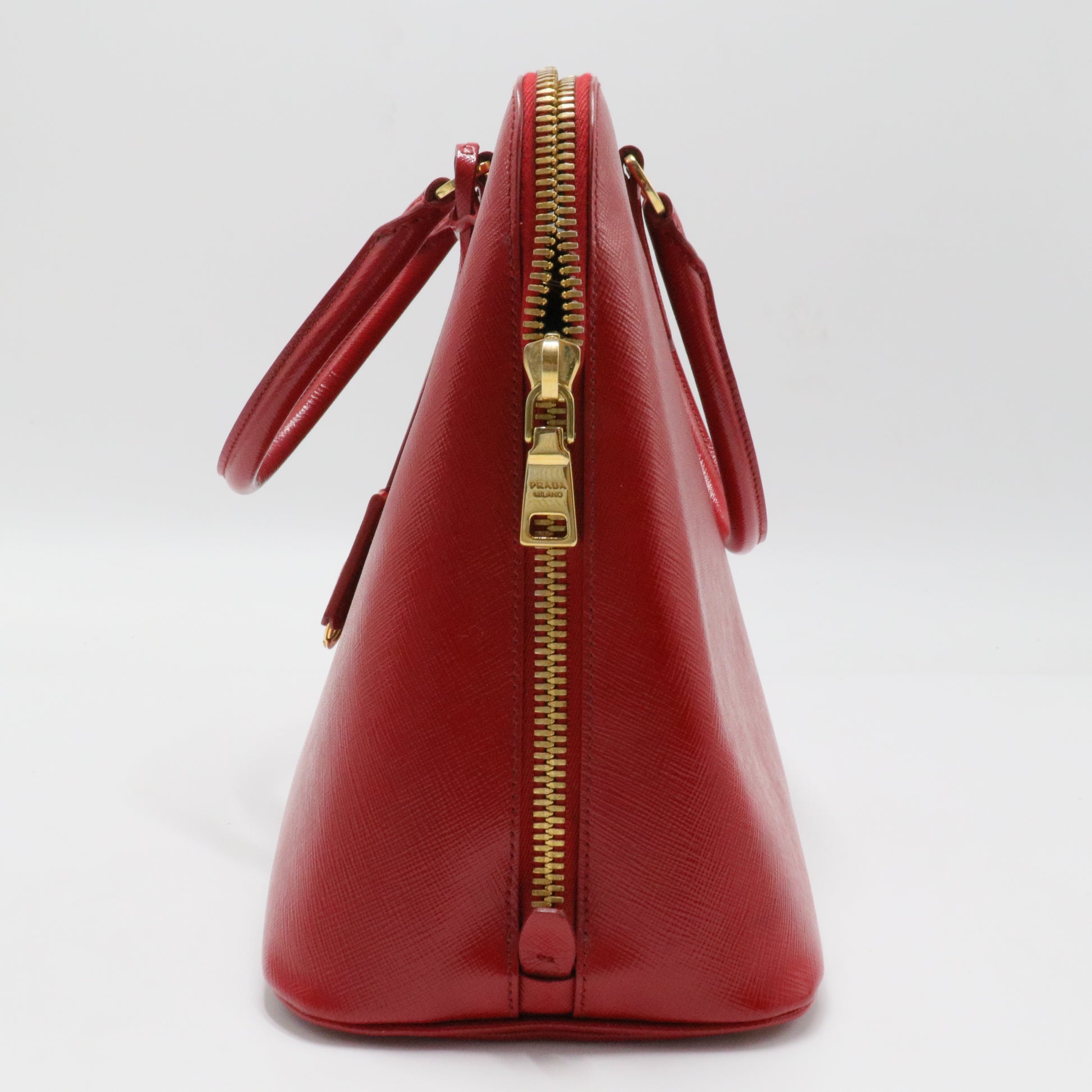 Prada Saffiano Vernice Promenade Bag