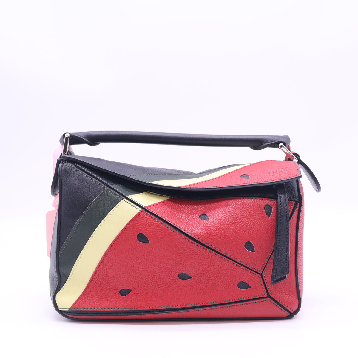 Loewe x Paula's Ibiza Watermelon-Print Puzzle Bag twins LDJ6485