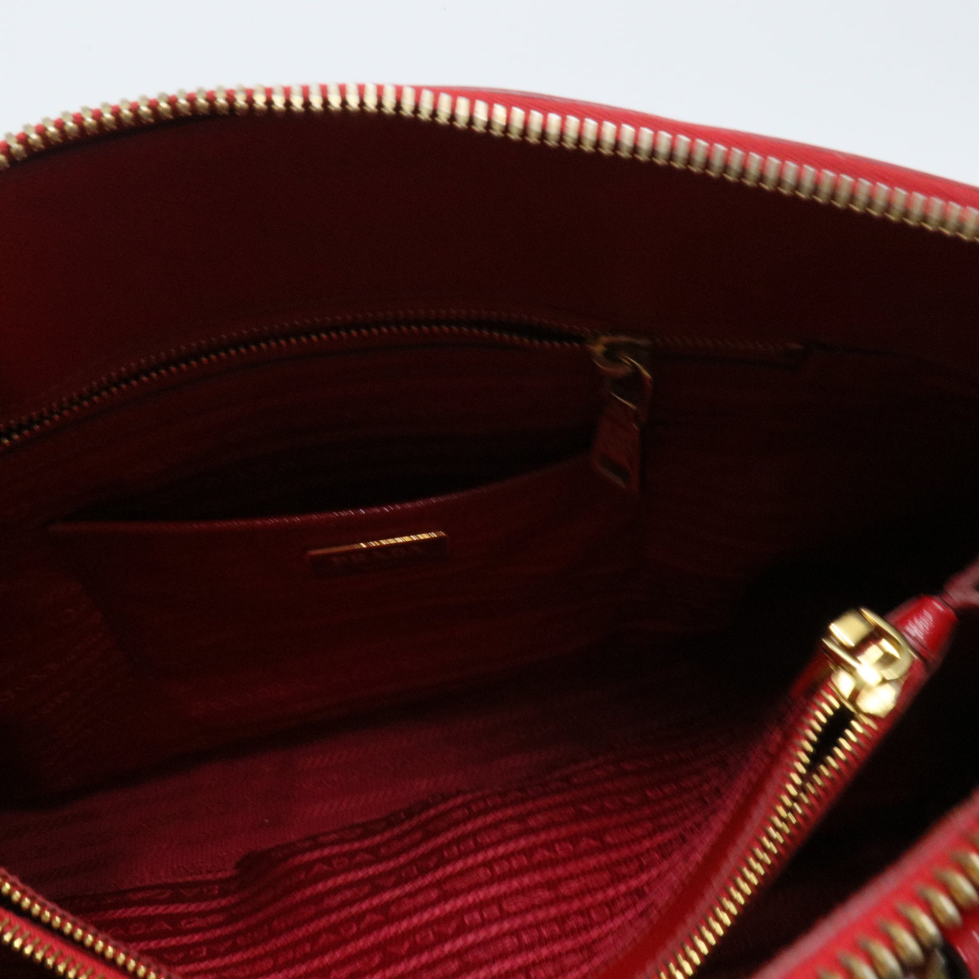 Prada Saffiano Vernice Promenade Bag