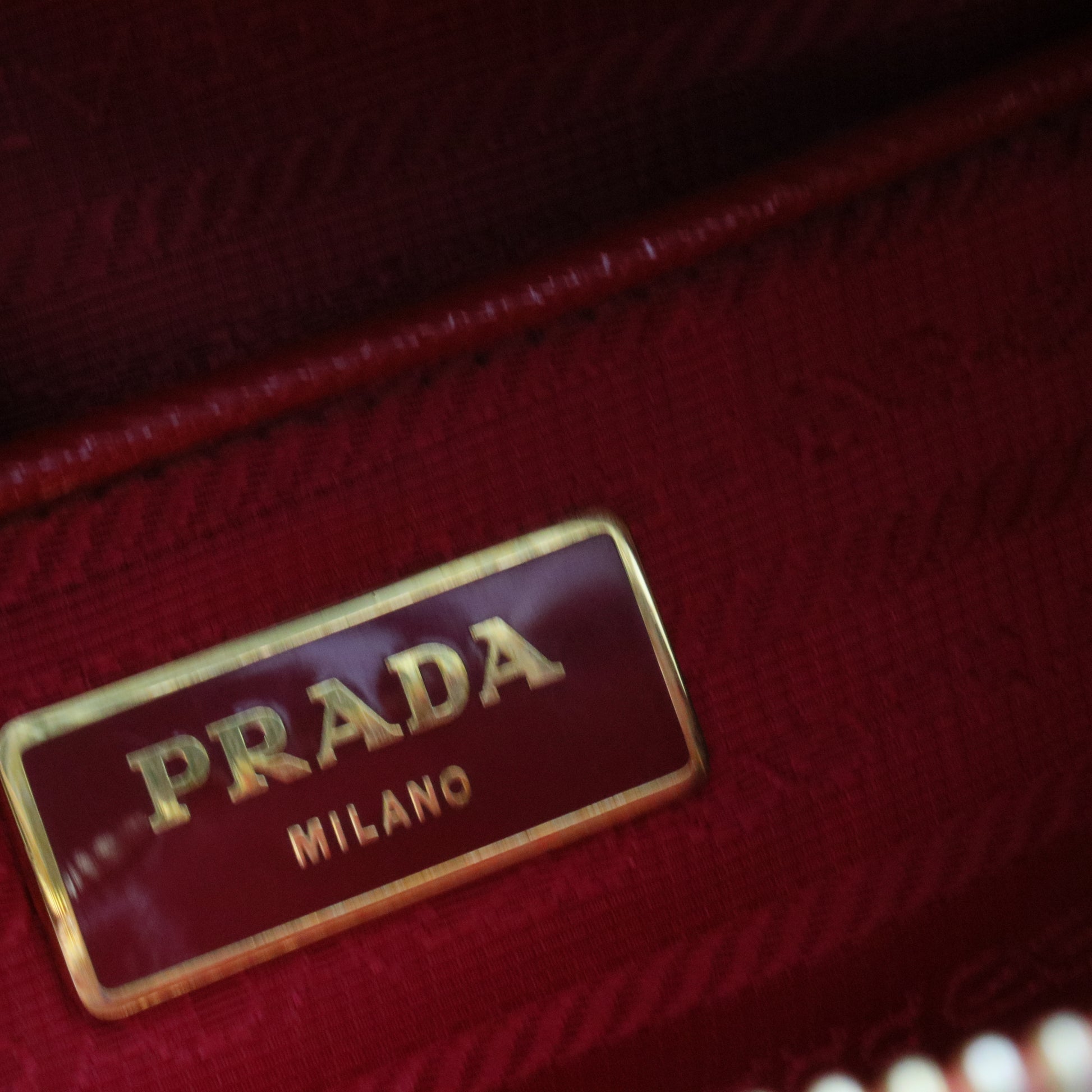 Prada Saffiano Vernice Promenade Bag