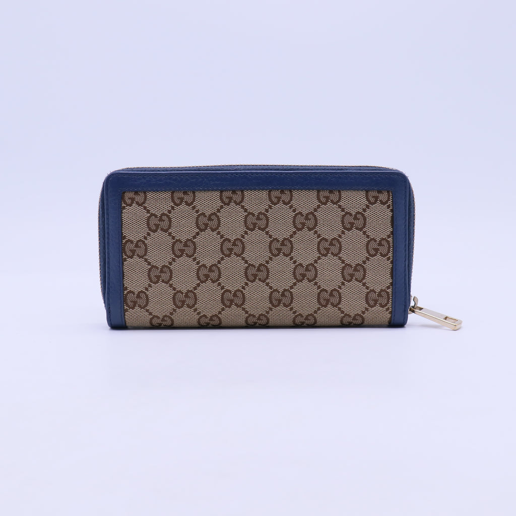 Monogram Calfskin Zip Around Wallet Black W20941