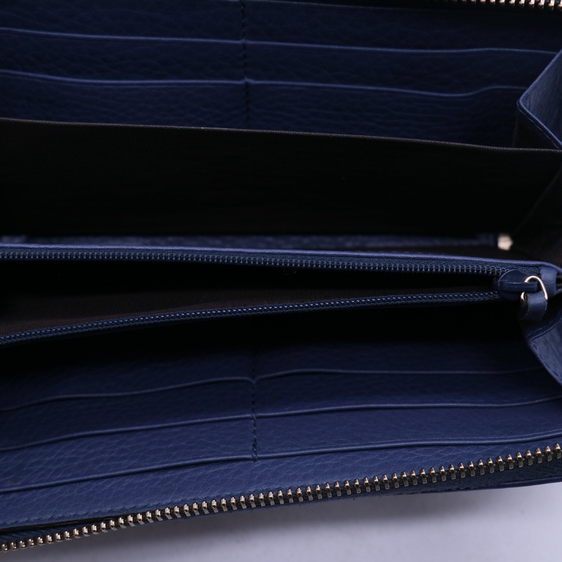 Monogram Calfskin Zip Around Wallet Black W20941