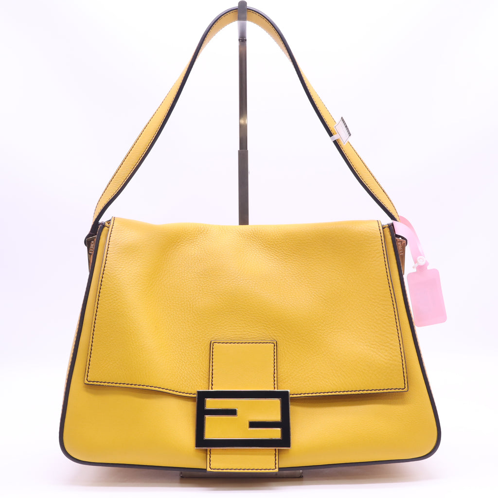 Fendi Mamma Baguette Soft Leather Shoulder Bag twins LDJ6387