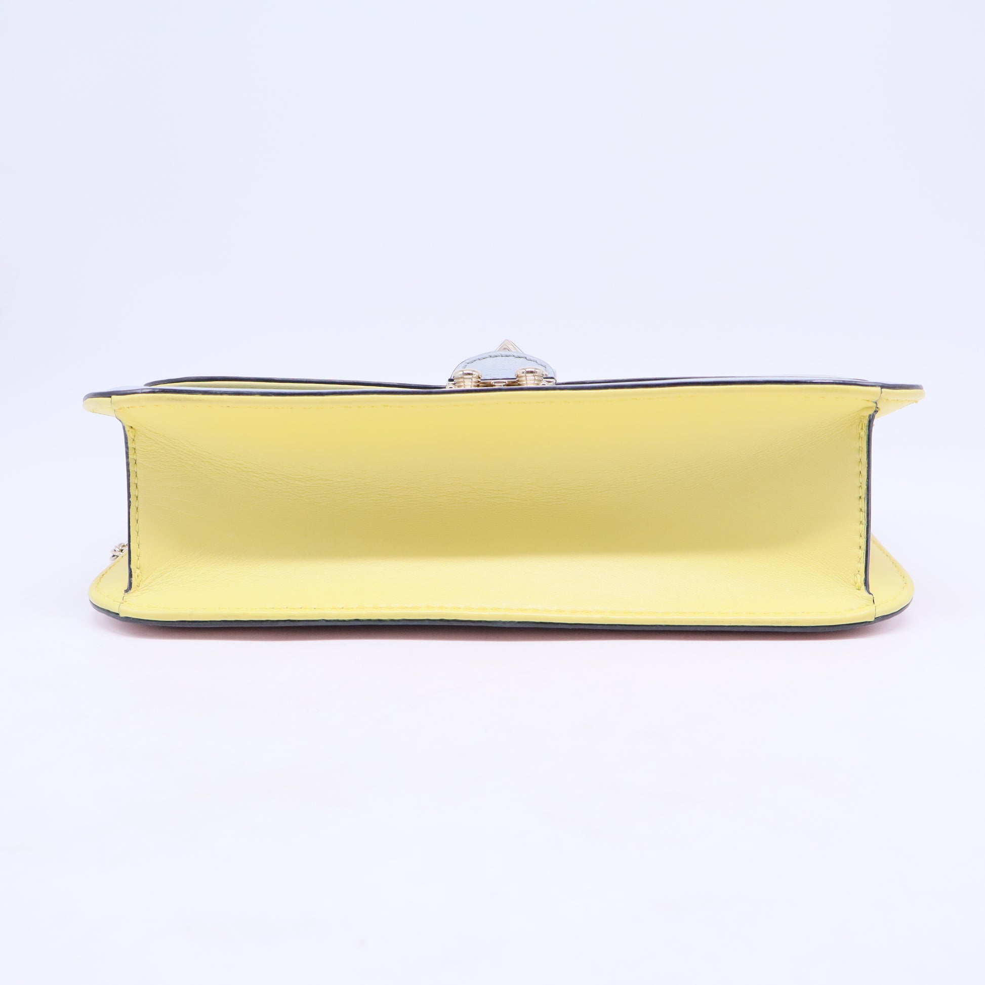 Multicolor Leather Rockstud Glam Lock Small Flap Bag B20705
