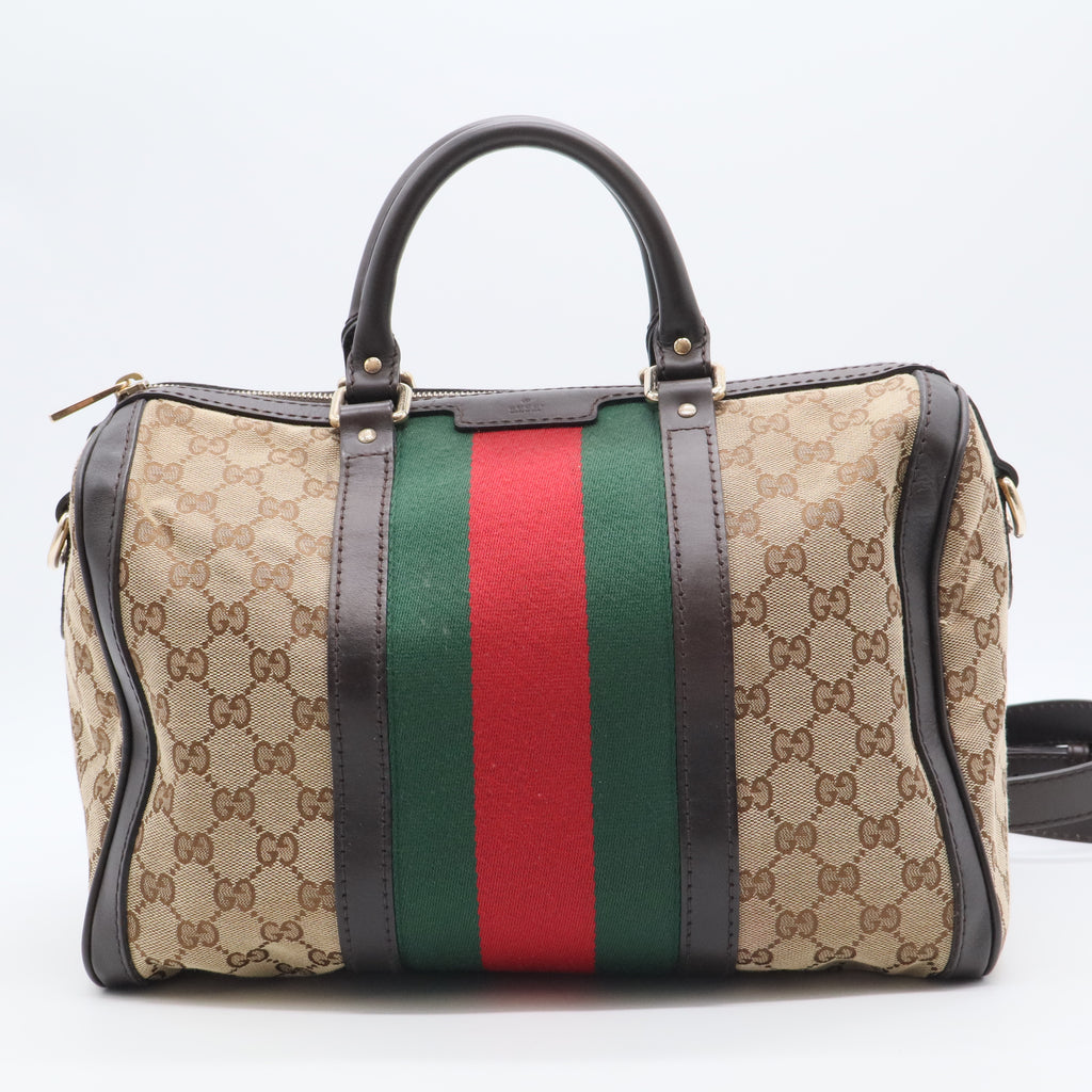 Vintage Web Original GG Boston Bag