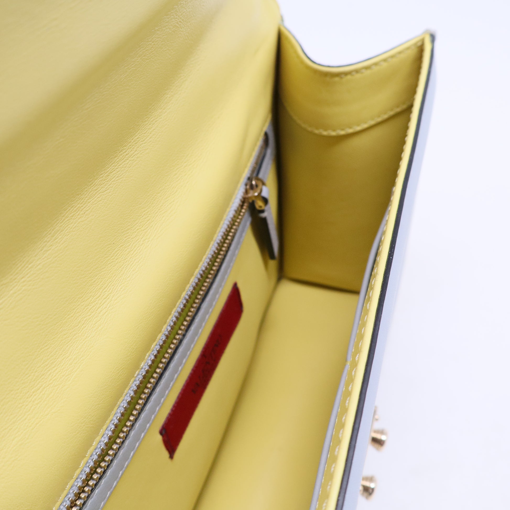 Multicolor Leather Rockstud Glam Lock Small Flap Bag B20705