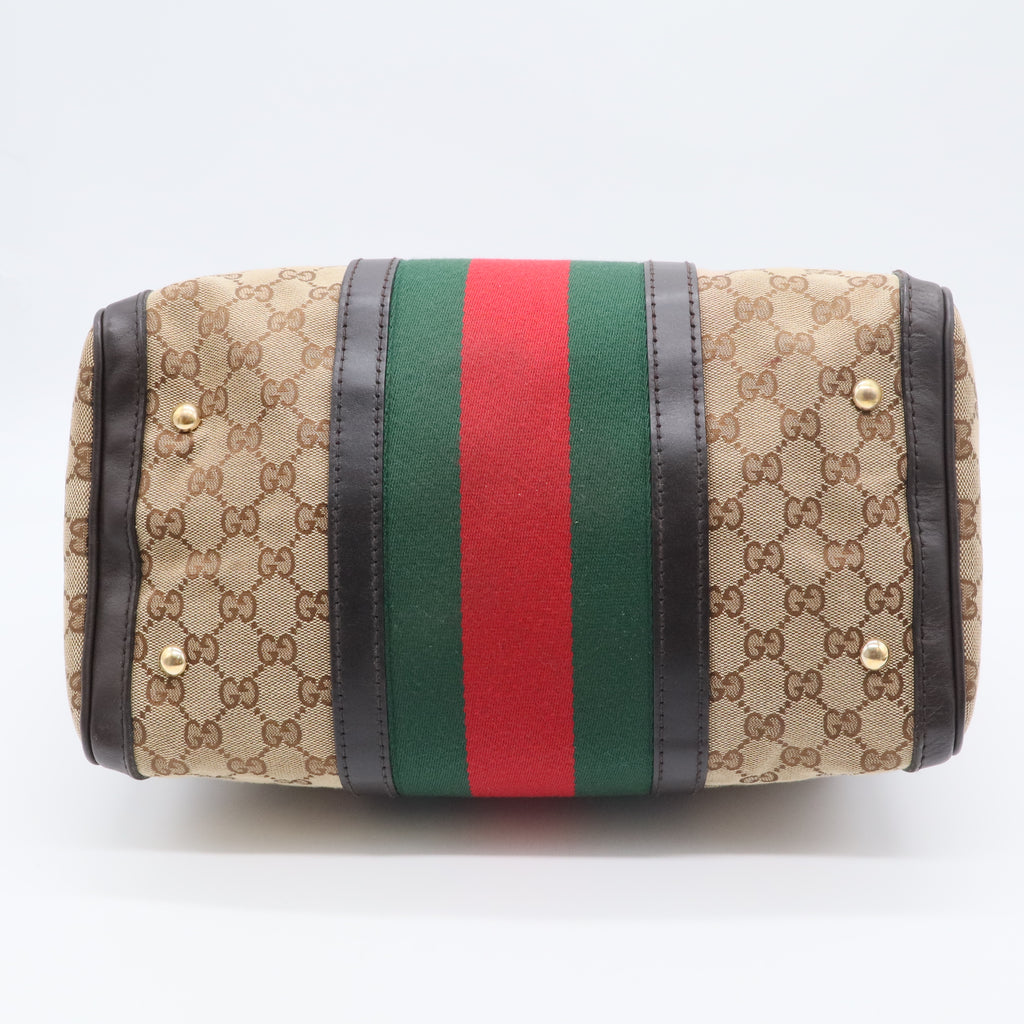 Vintage Web Original GG Boston Bag