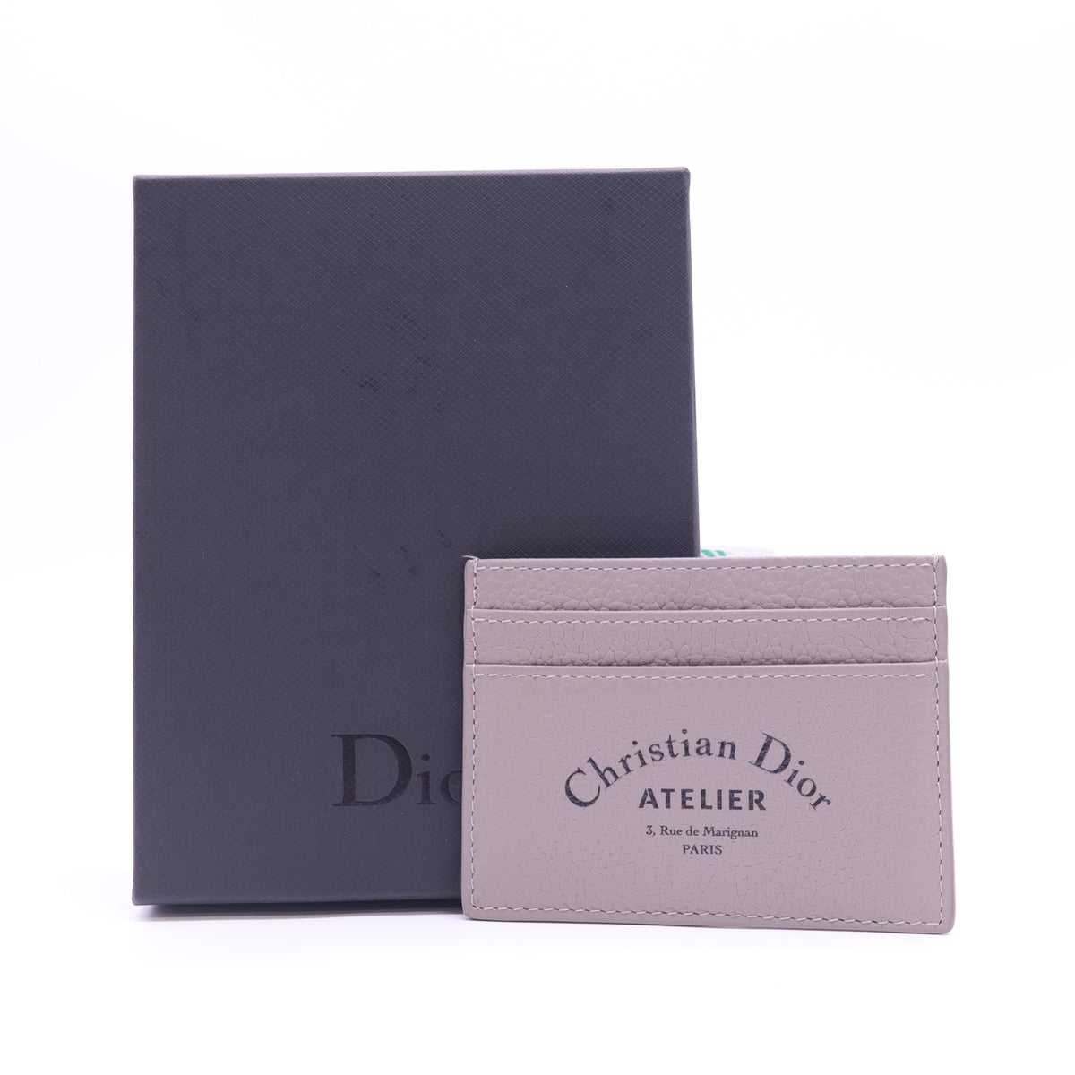 Christian Dior Atelier Grained Calfskin Card Holder twins LDJ6401