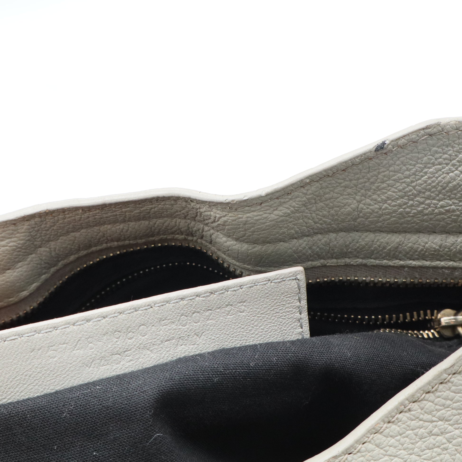 City Classic Metallic Edge Bag Leather Medium twins