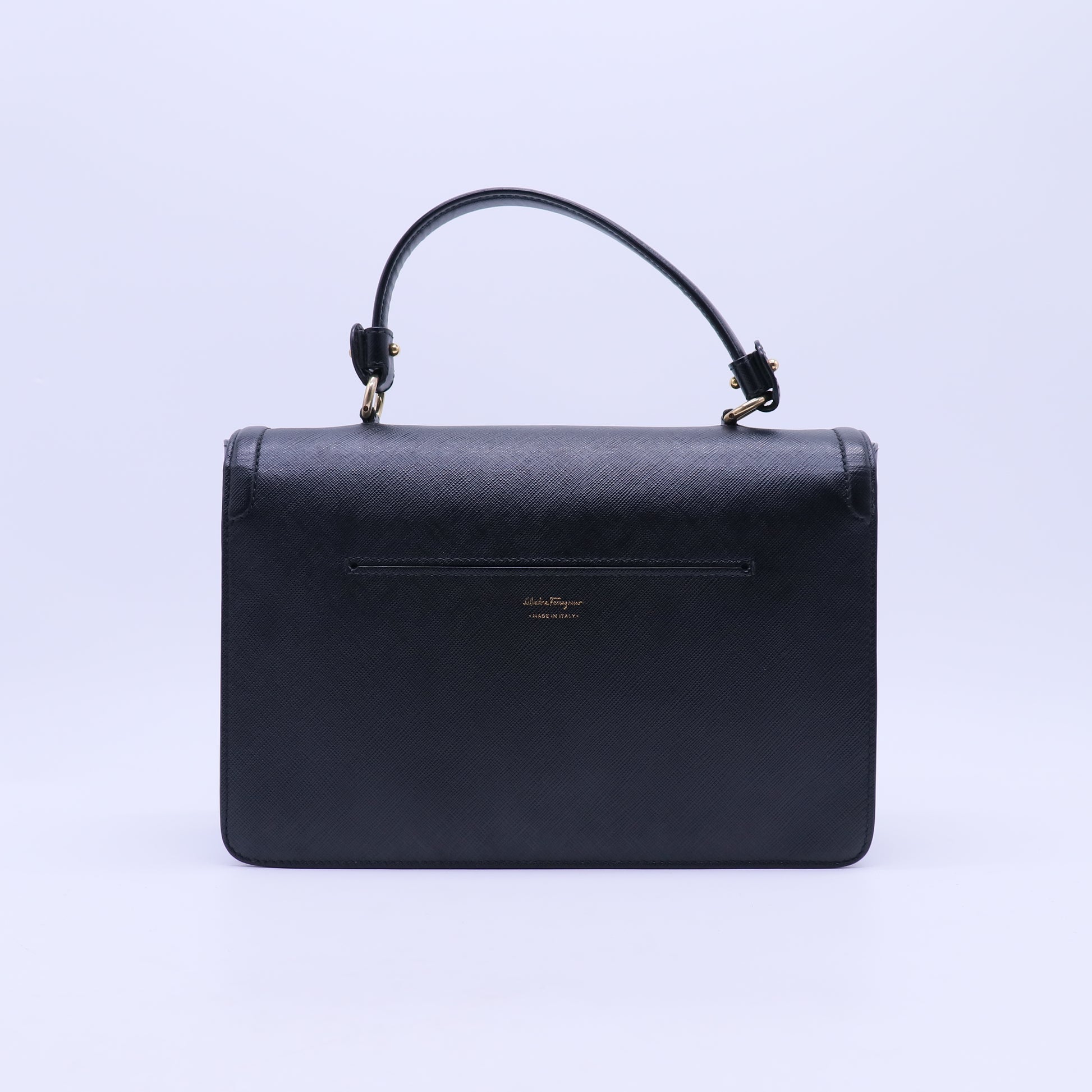 Seila Top Handle Bag Leather Small Twins B20872