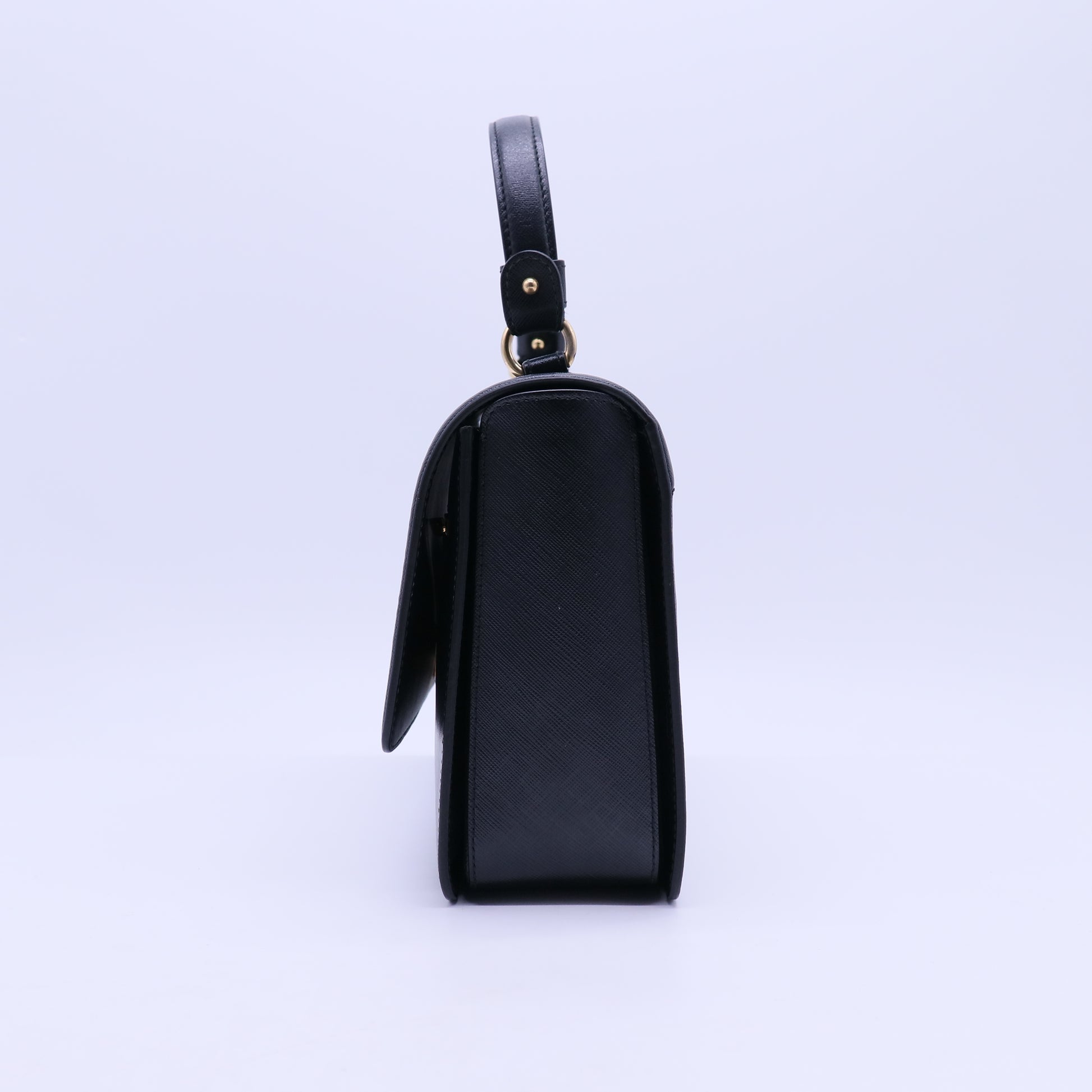 Seila Top Handle Bag Leather Small Twins B20872