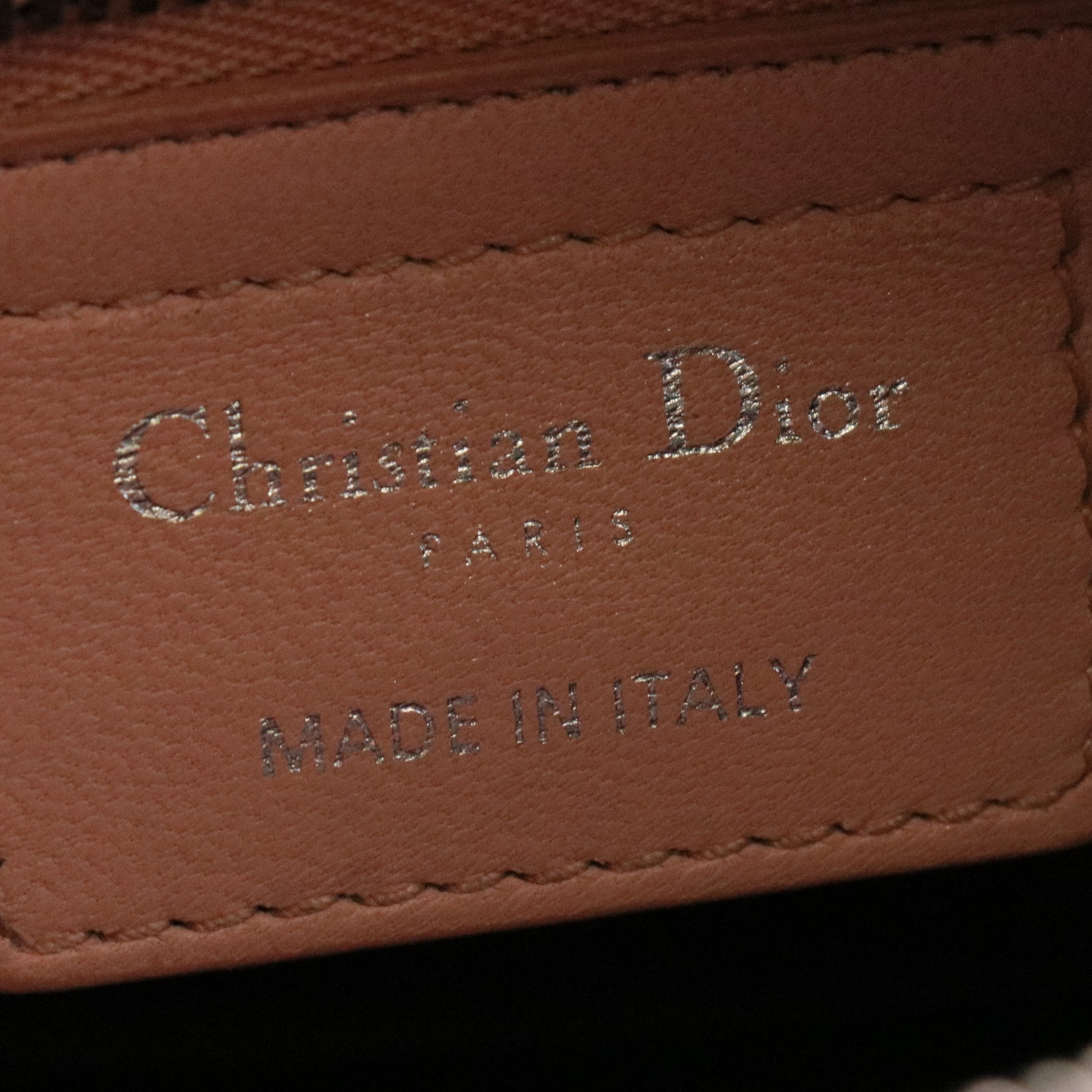 Tri-colour Medium Lady Dior Cannage Bag in Quilted Grained Lambskin