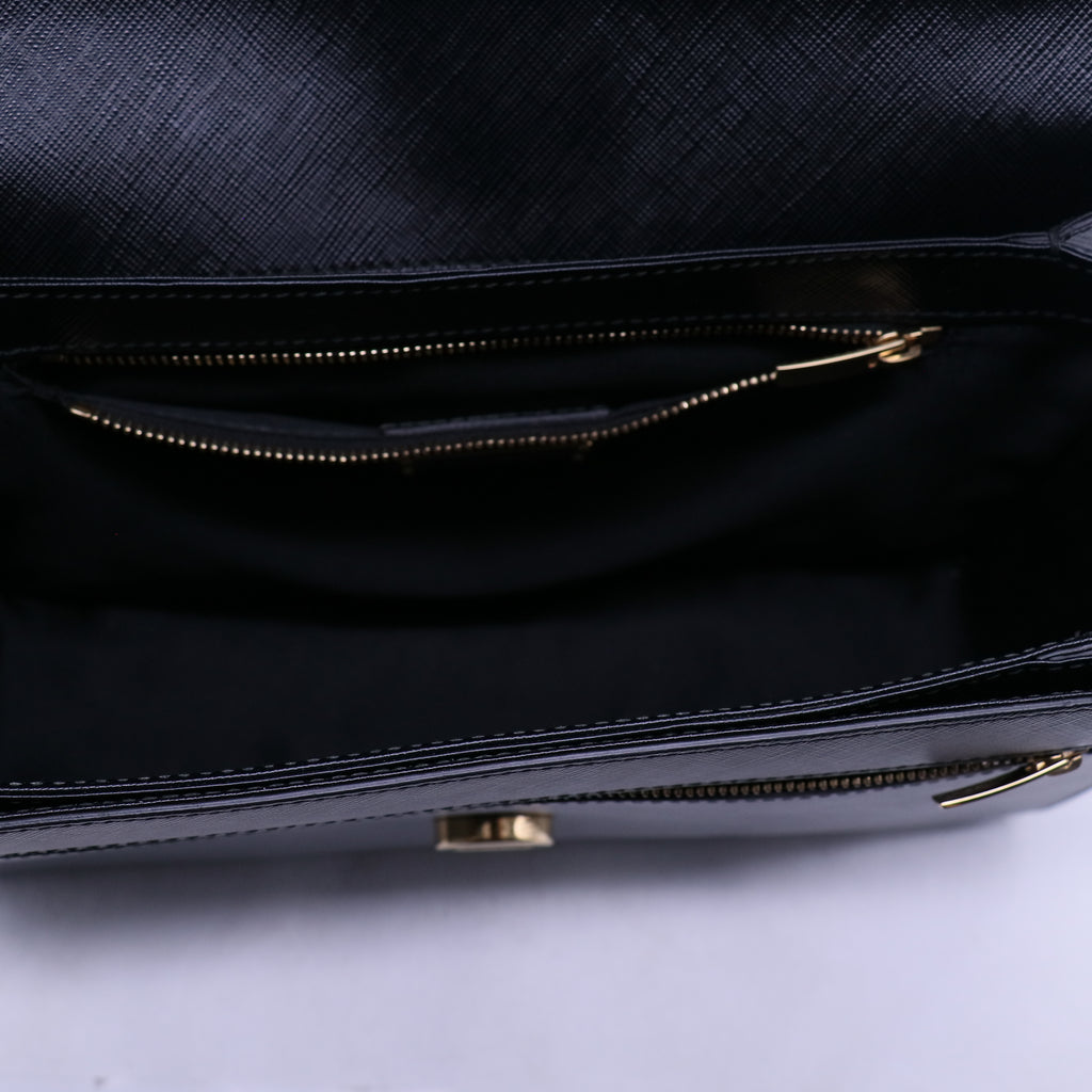 Seila Top Handle Bag Leather Small Twins B20872
