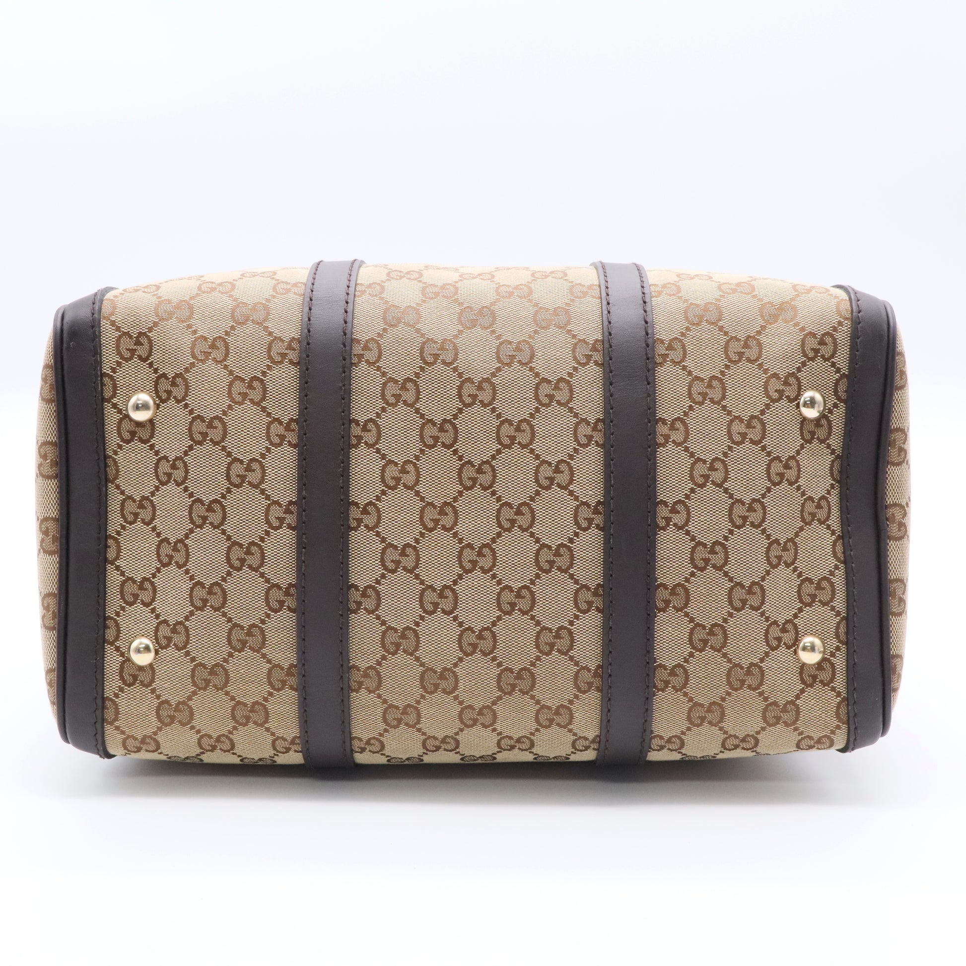 Beige/Ebony GG Canvas Medium Joy Boston Bag Twins