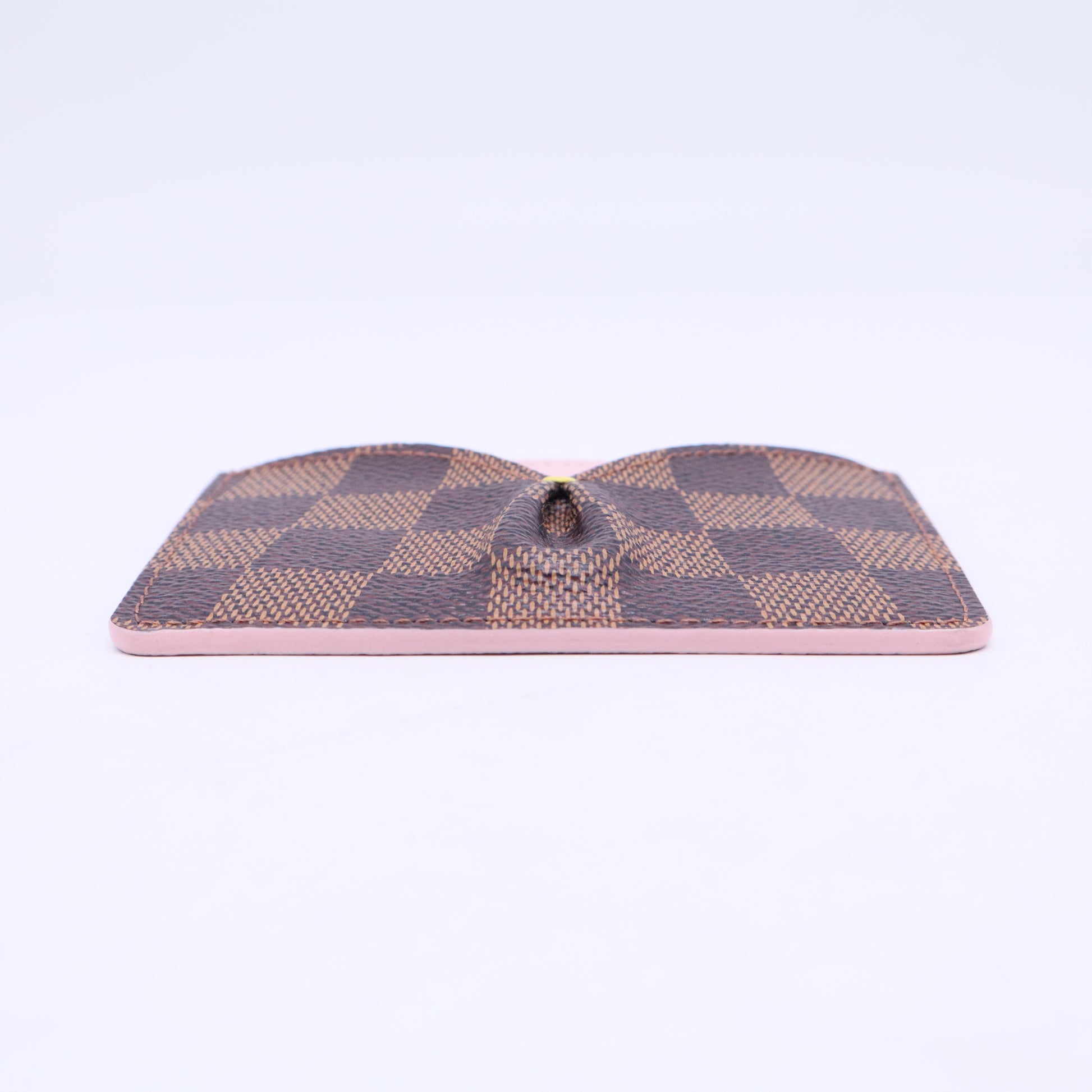 Rose Ballerine Damier Canvas Caissa Card Holder W20522