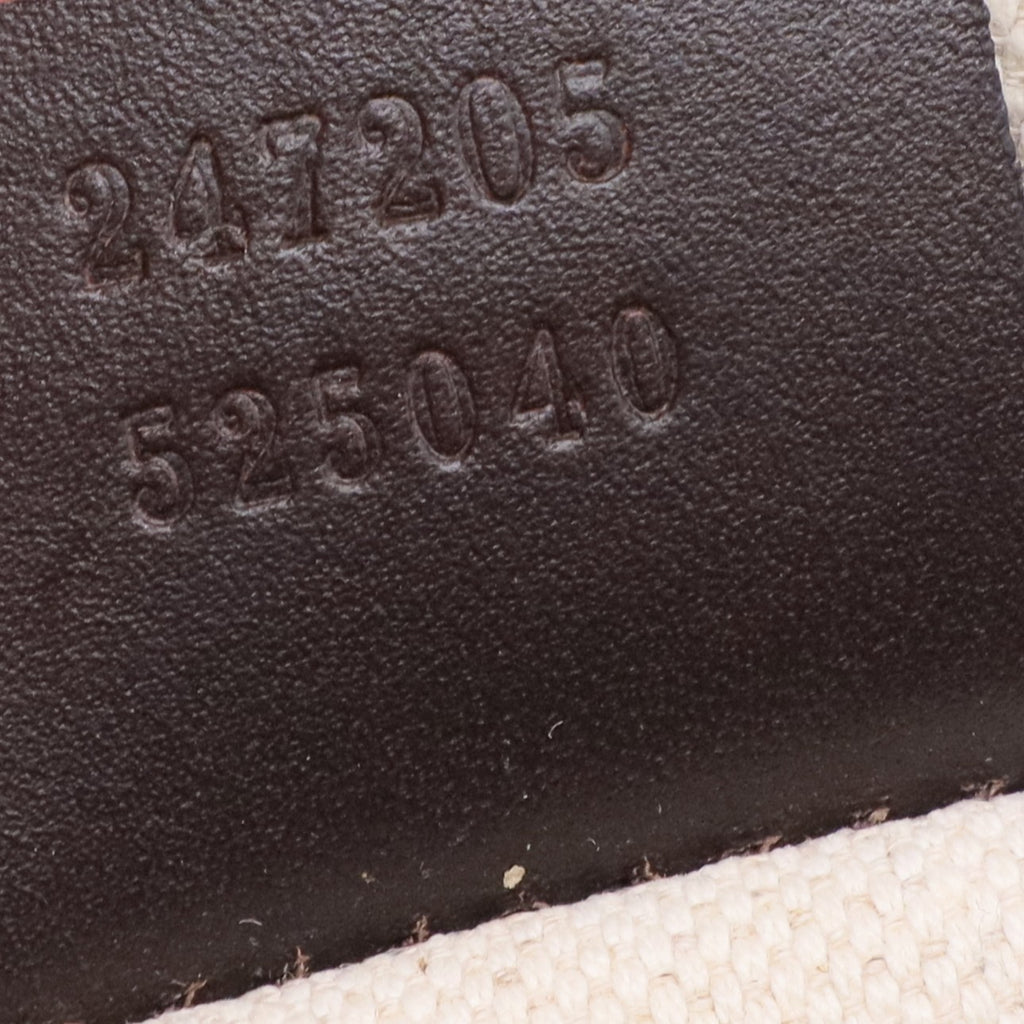 Beige/Ebony GG Canvas Medium Joy Boston Bag Twins