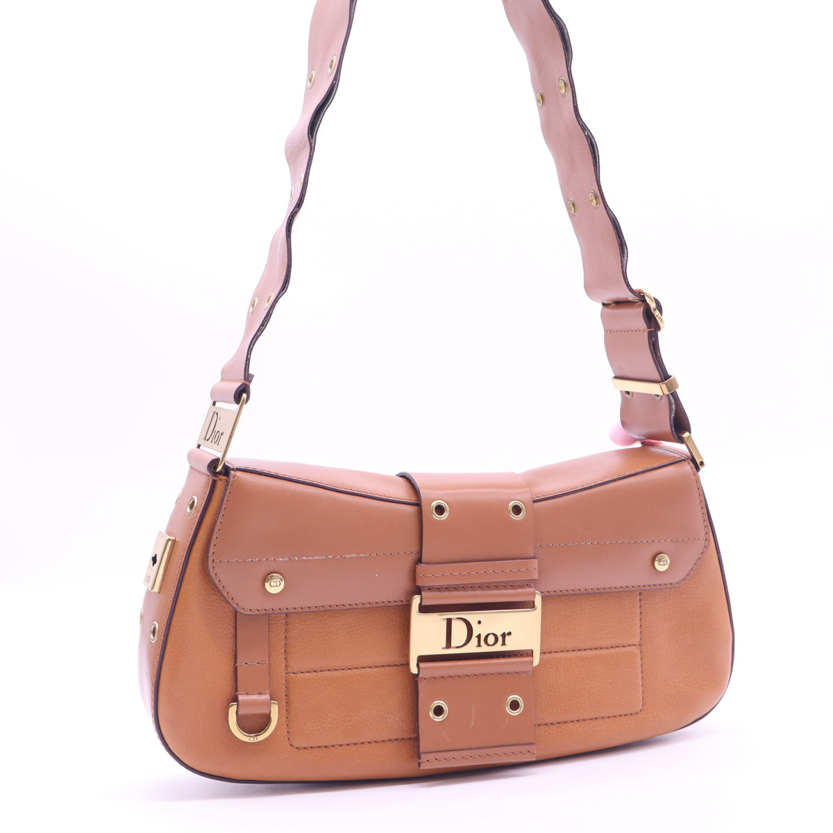 Christian Dior Vintage Street Chic Columbus Bag Grained Leather twins LDJ6393