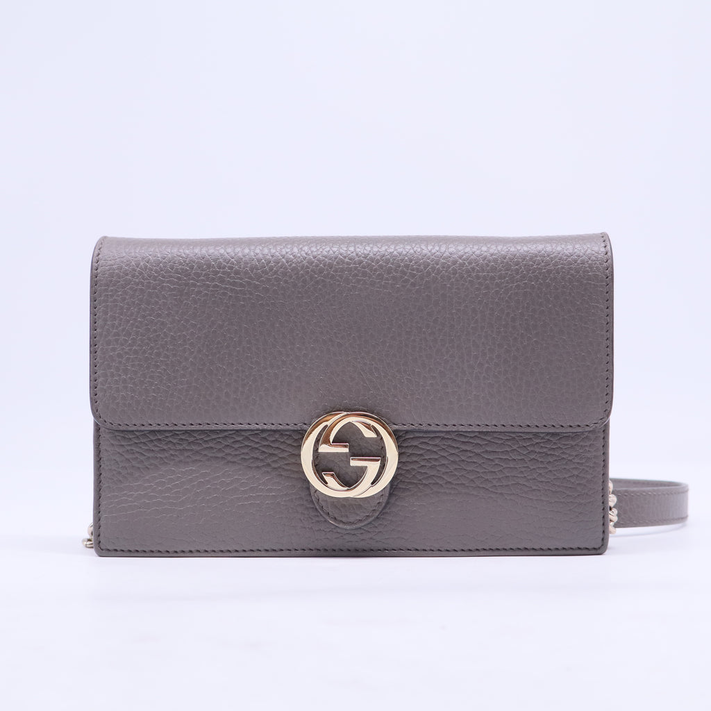 Interlocking Wallet on Chain (Outlet) LeatherB20420
