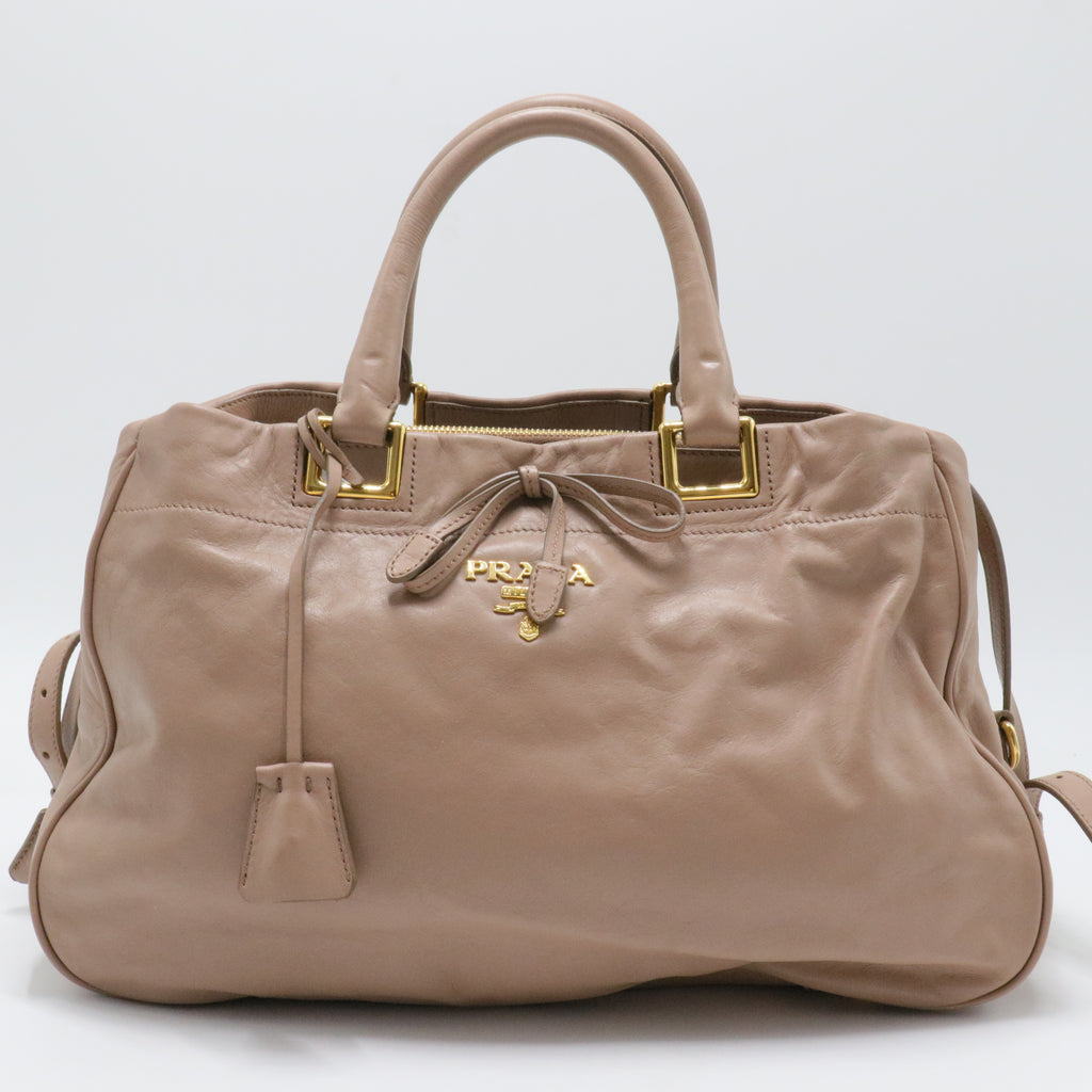 Soft Calf Leather Top Handle Bag