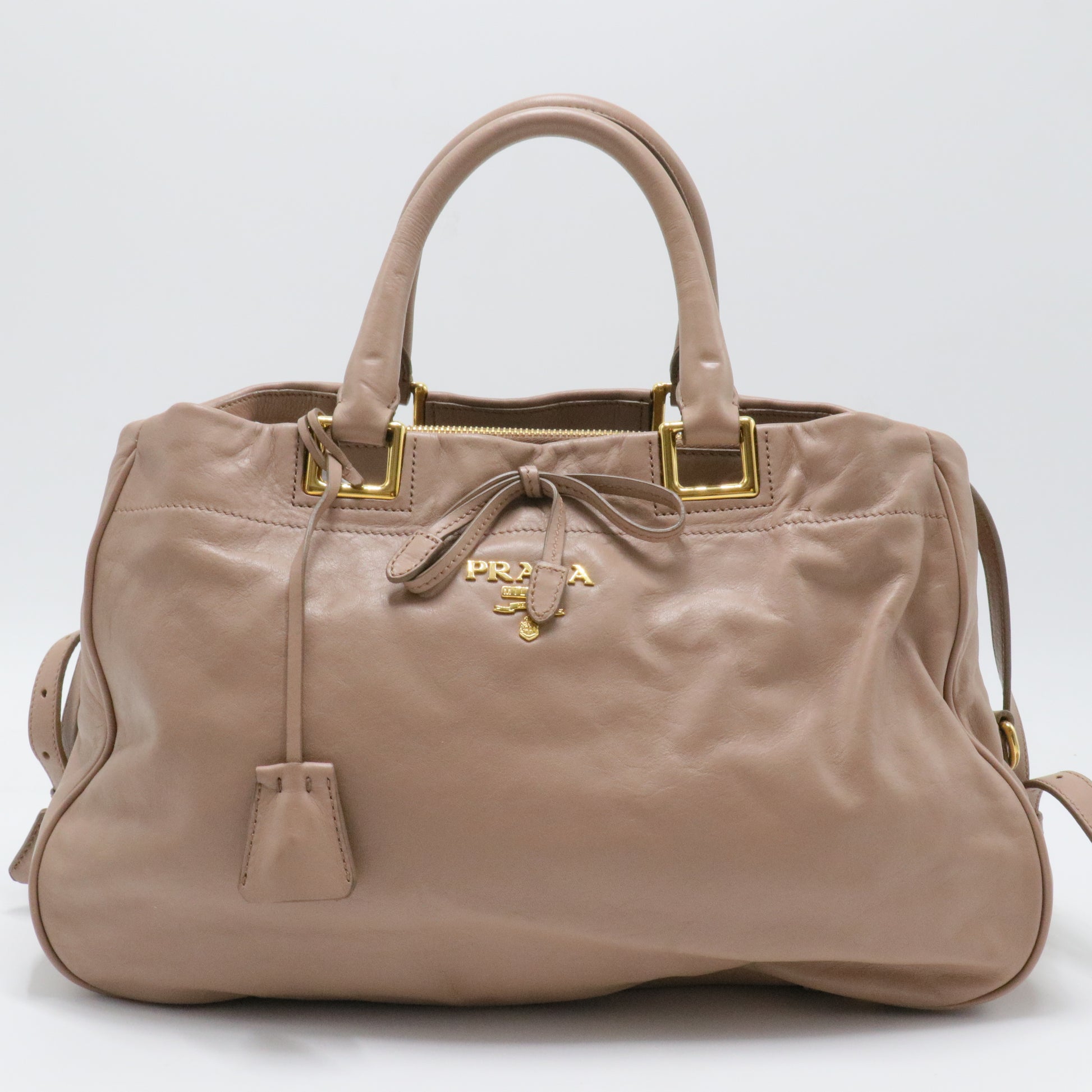 Soft Calf Leather Top Handle Bag
