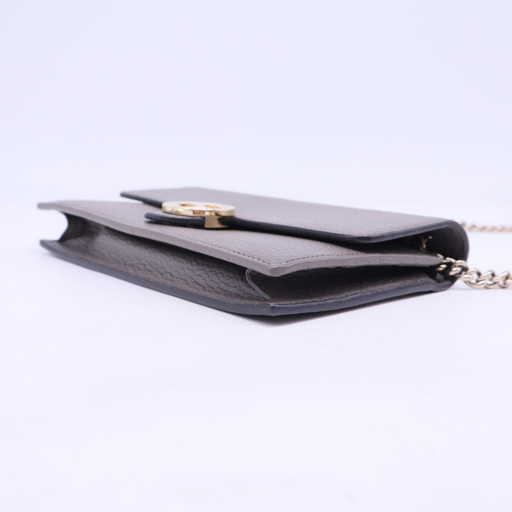 Interlocking Wallet on Chain (Outlet) LeatherB20420