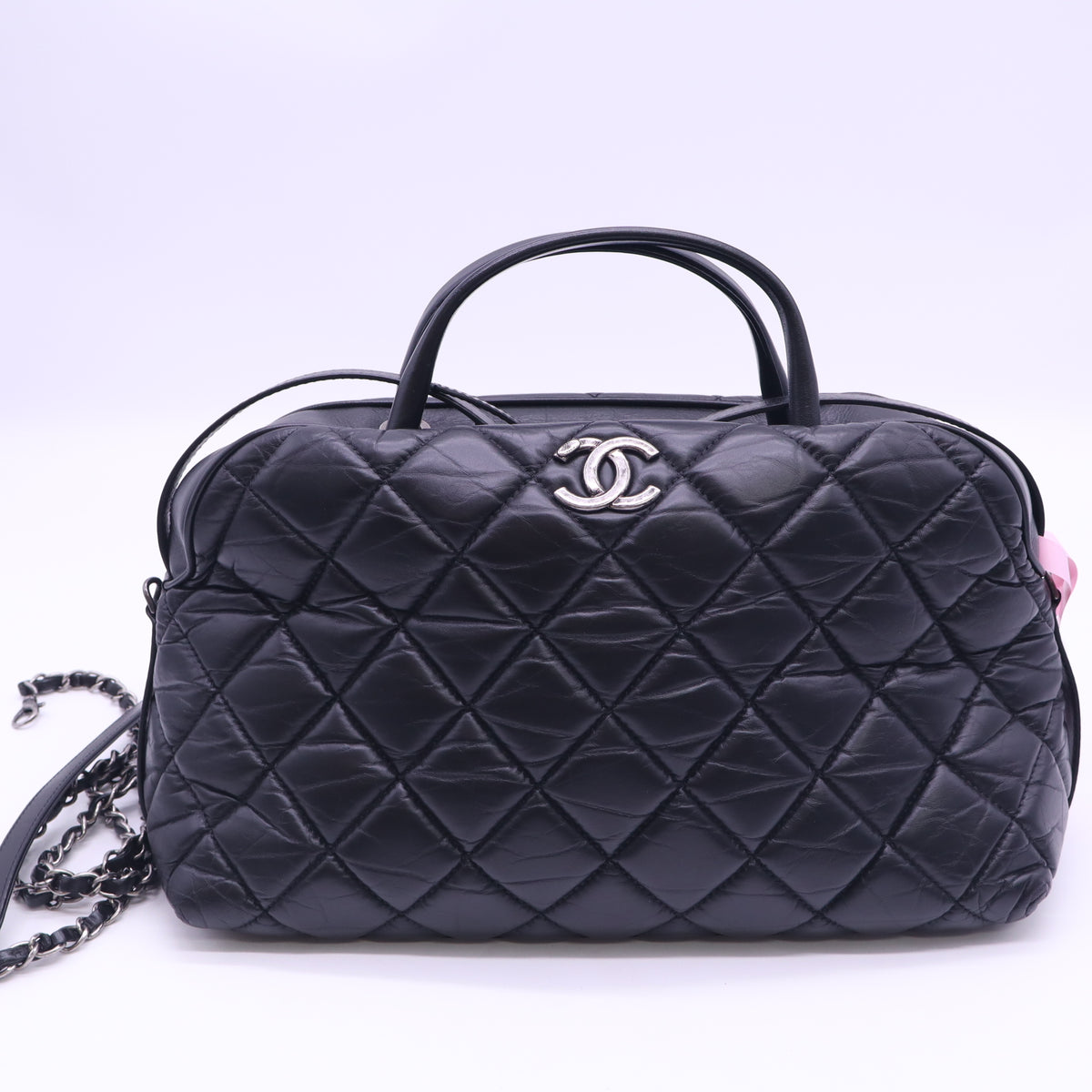 Chanel  Bowling Bag Black twins LDJ6397